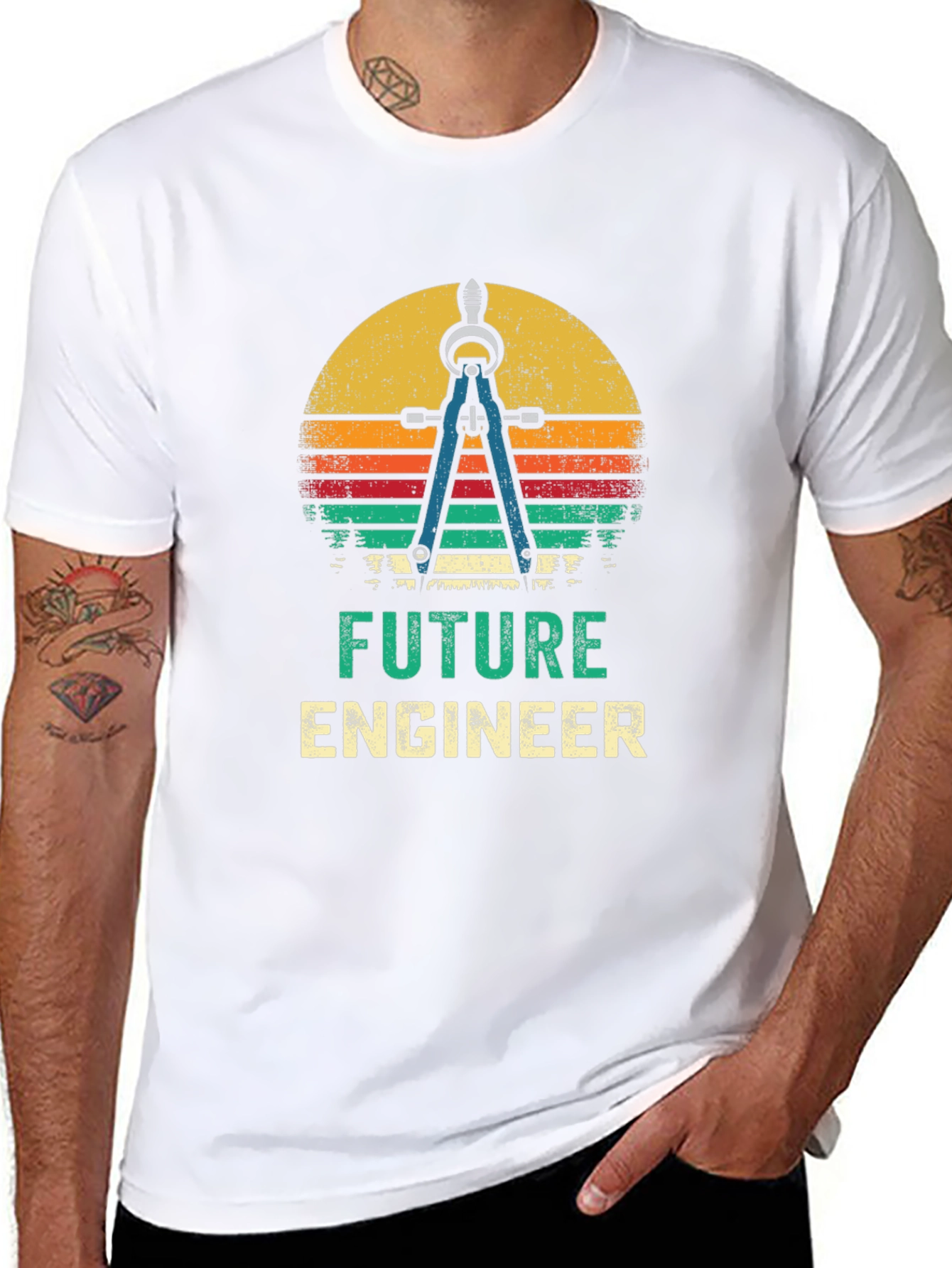 Future Engineer Retro Sunset T-Shirt