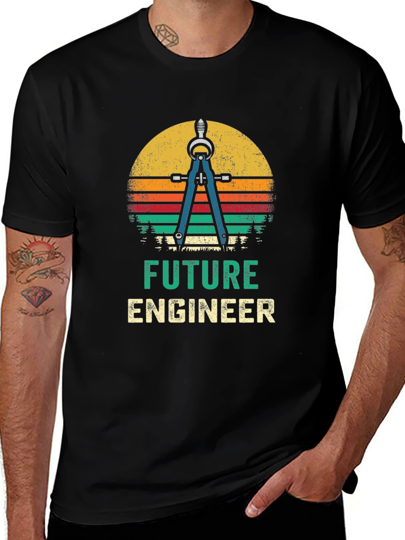 Future Engineer Retro Sunset T-Shirt