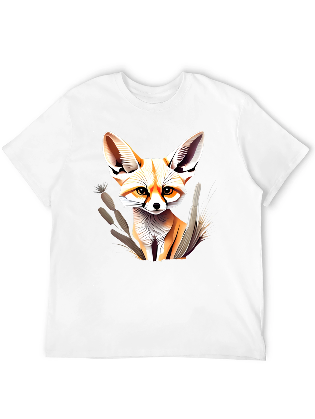 Fennec Fox Graphic T-Shirt - Unisex Black Tee