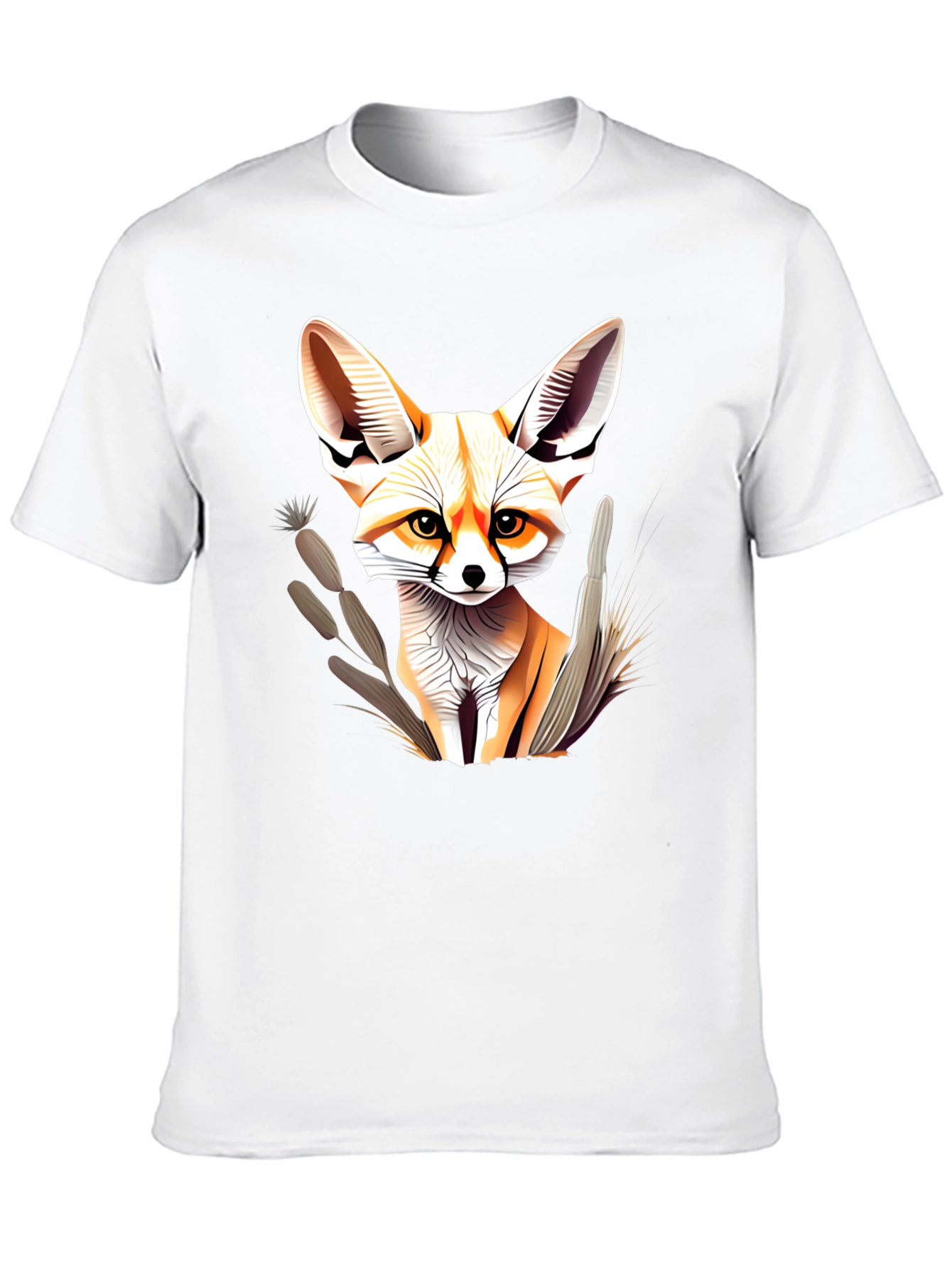 Fennec Fox Graphic T-Shirt - Unisex Black Tee