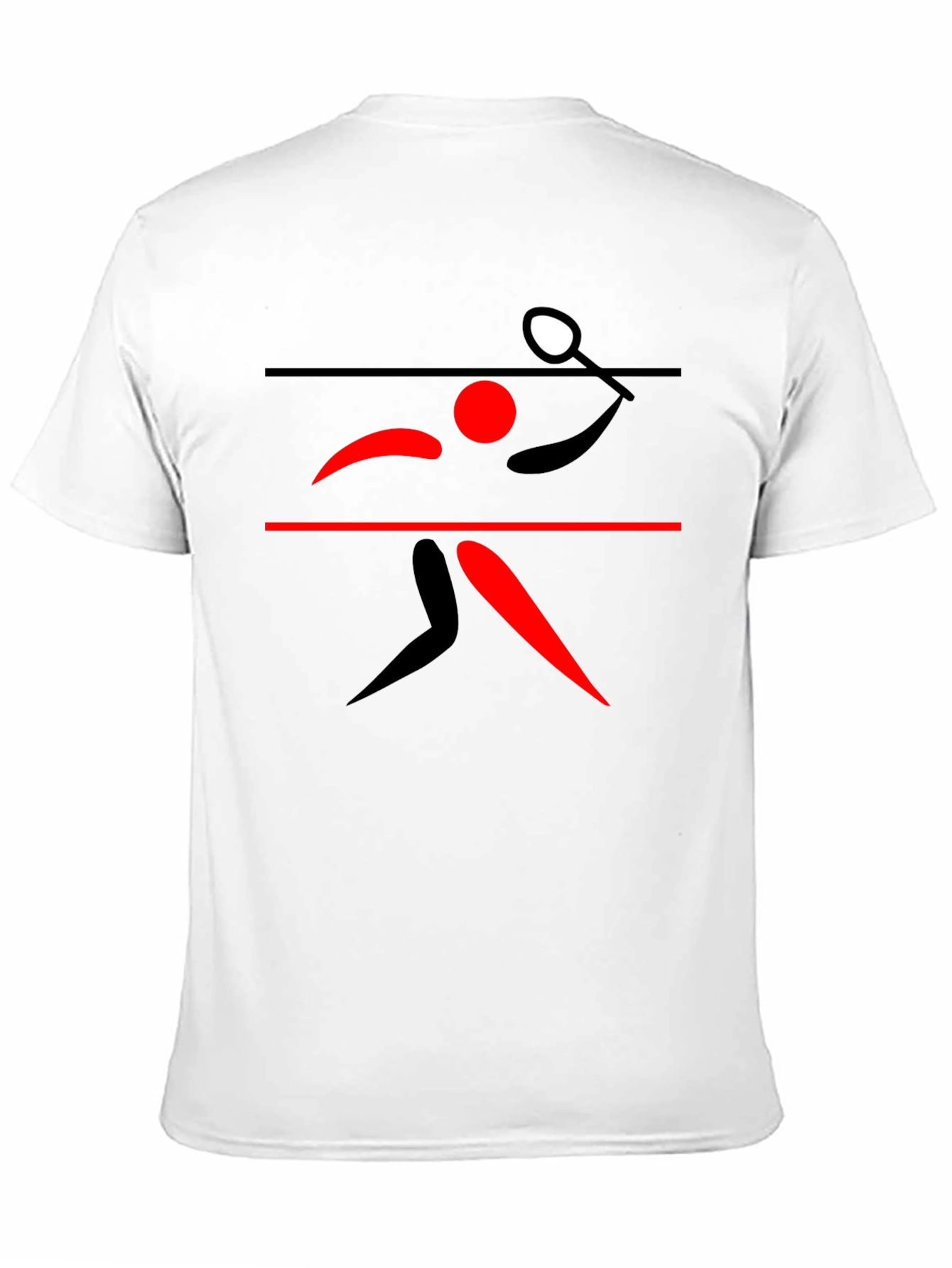 Table Tennis Player Graphic Tee - Black