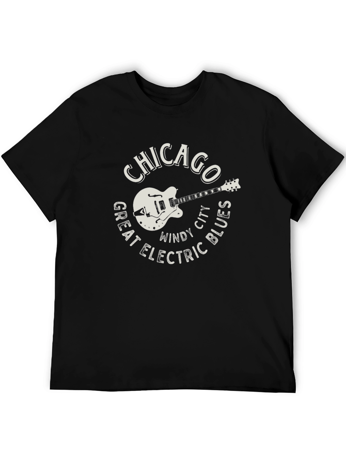 Chicago Electric Blues Guitar T-Shirt - Windy City Tee