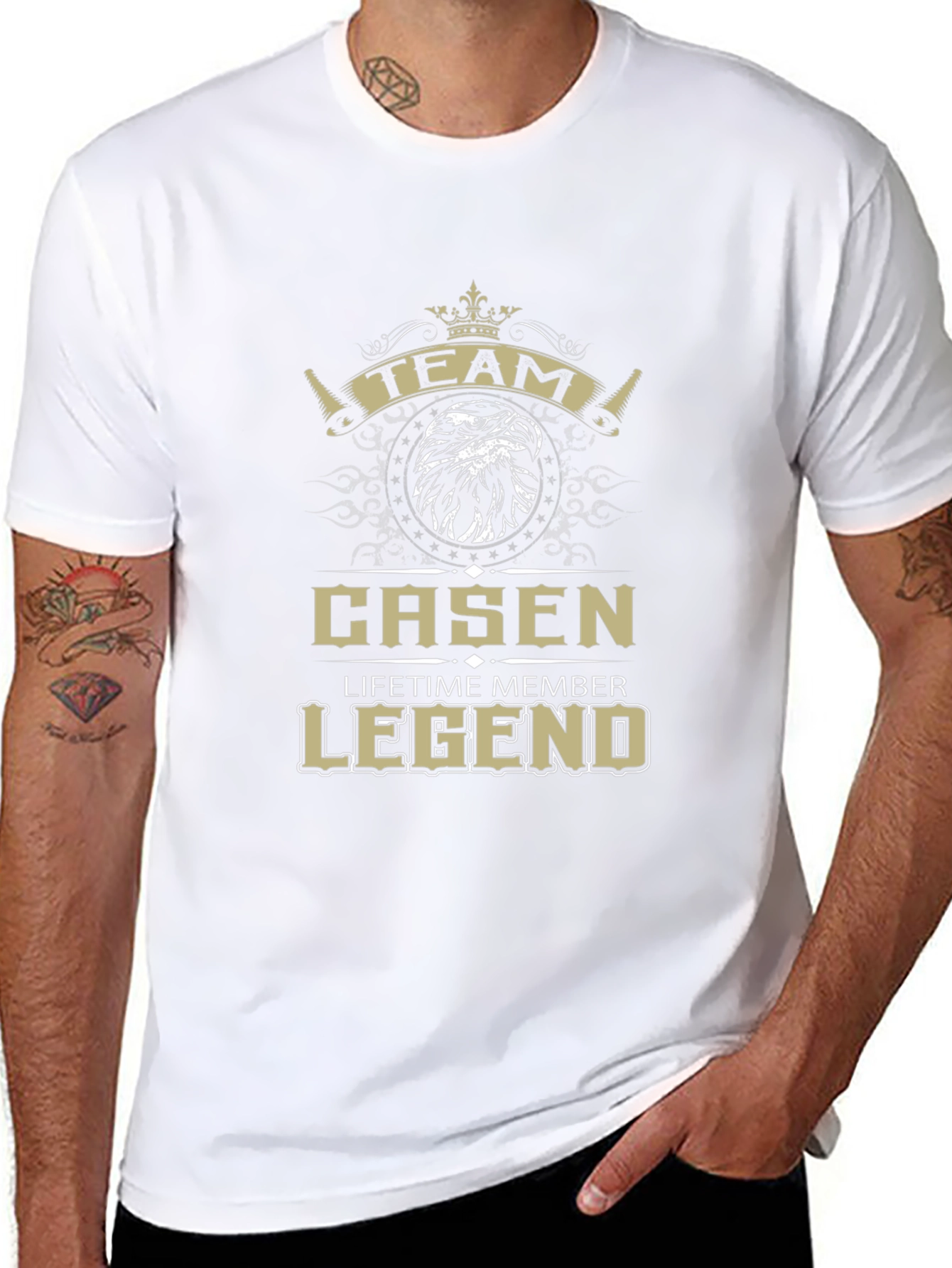 Team Casen Legend Lifetime Member Black T-Shirt