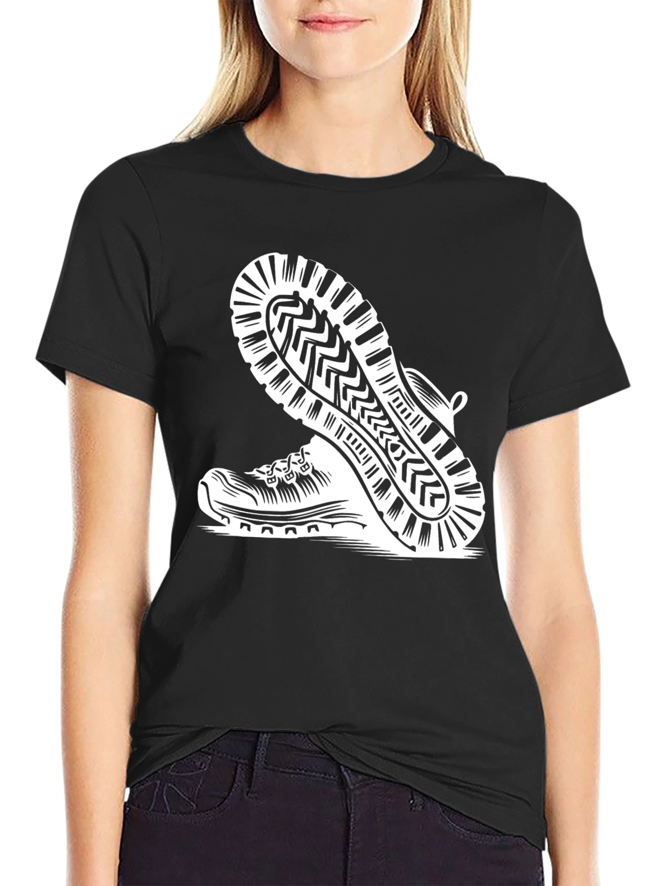 Trekking Shoe Graphic T-Shirt