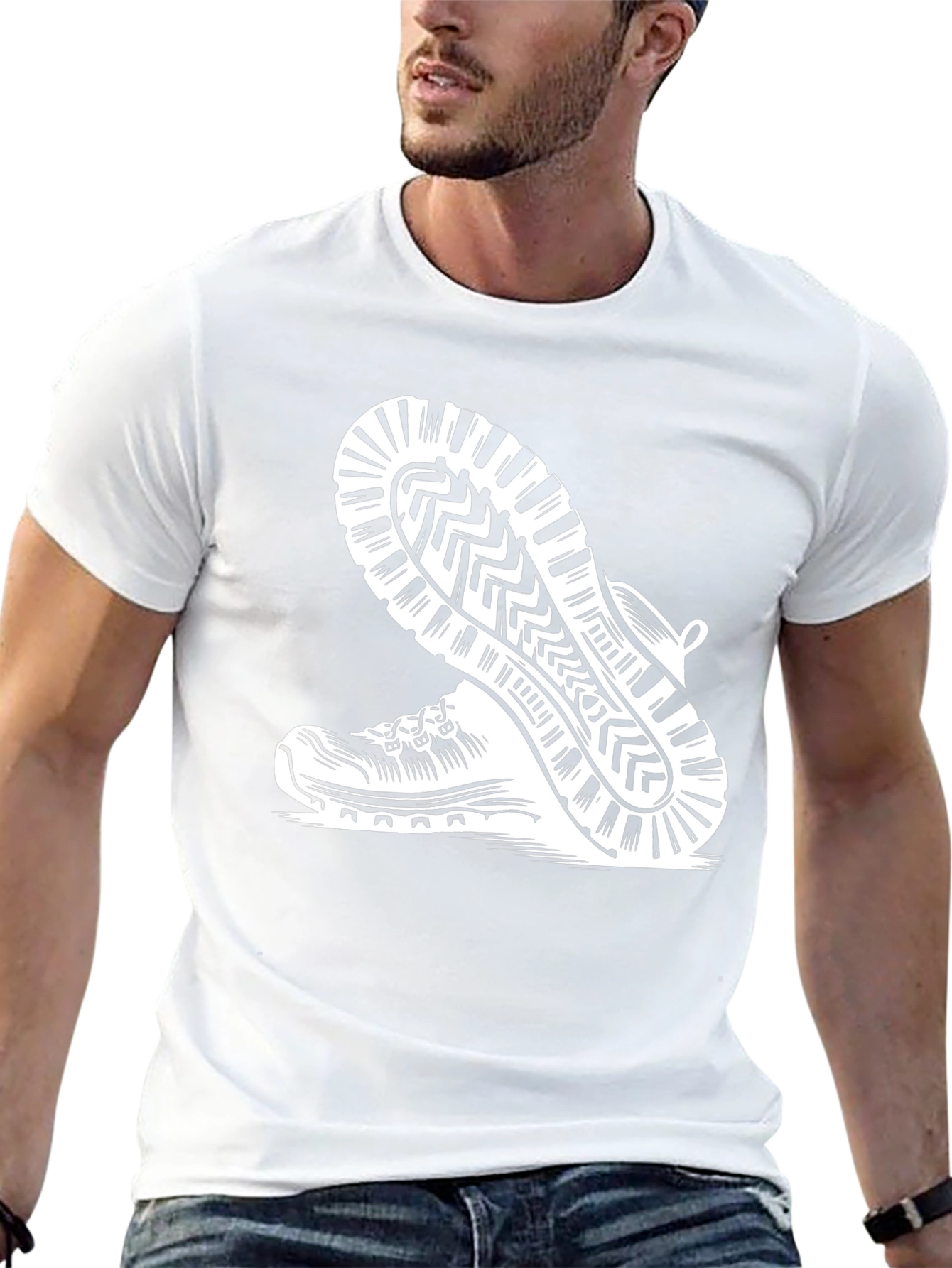 Trekking Shoe Graphic T-Shirt