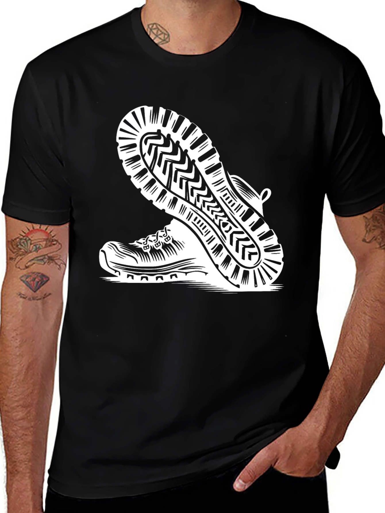 Trekking Shoe Graphic T-Shirt