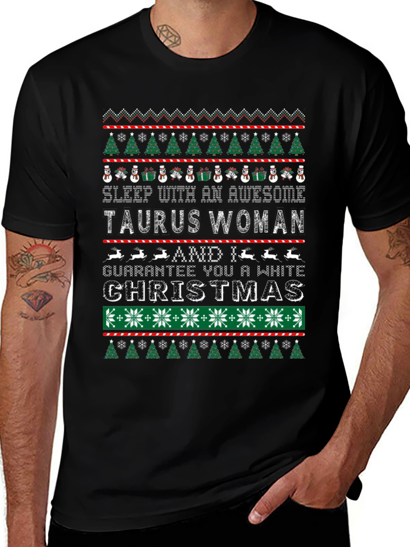 Taurus Woman Christmas T-Shirt