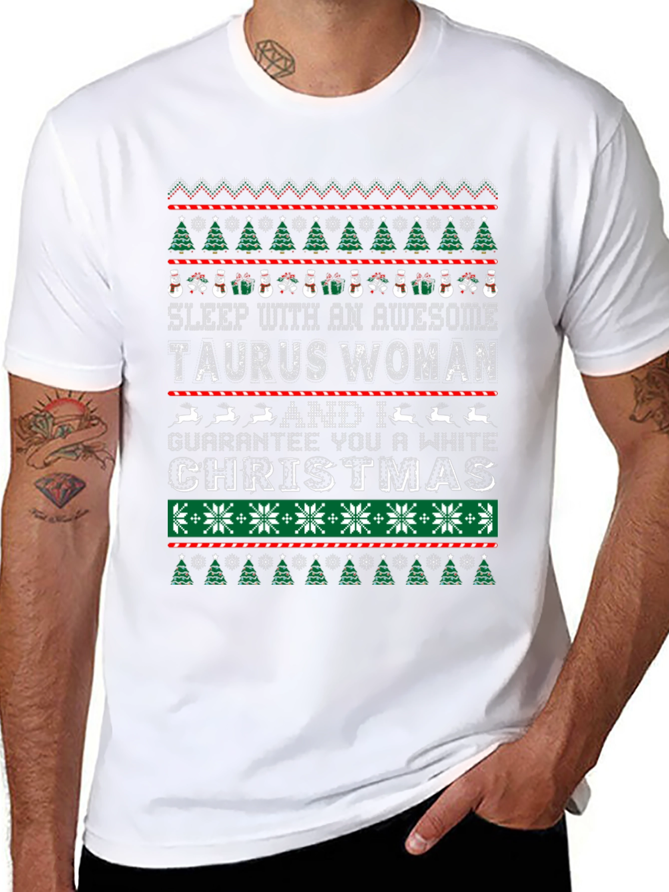 Taurus Woman Christmas T-Shirt