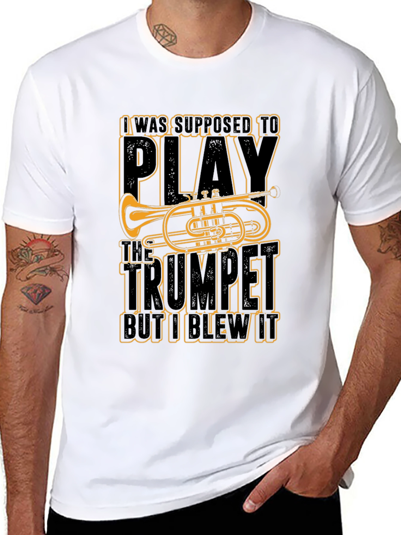 Trumpet Humor T-Shirt - I Blew It
