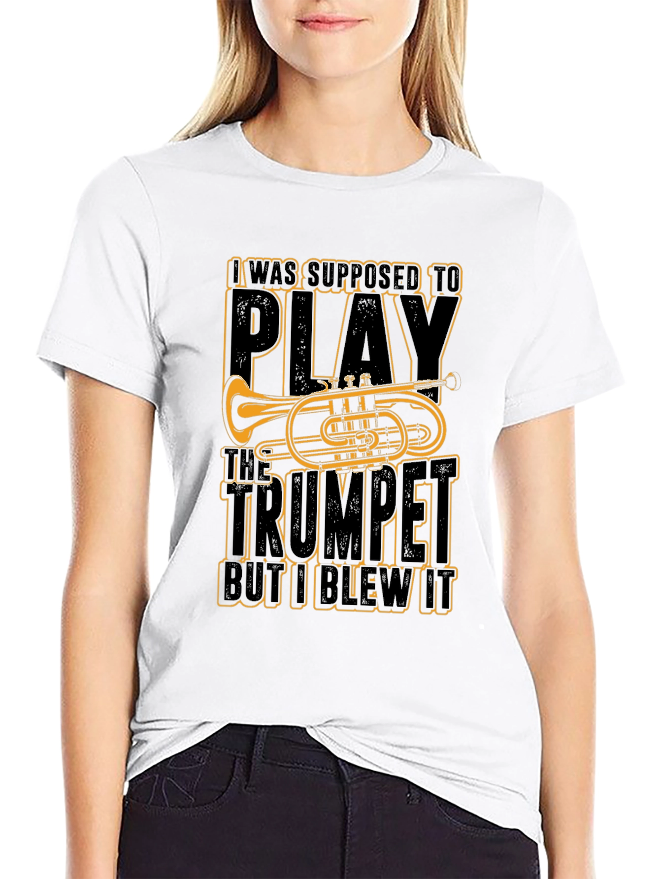 Trumpet Humor T-Shirt - I Blew It