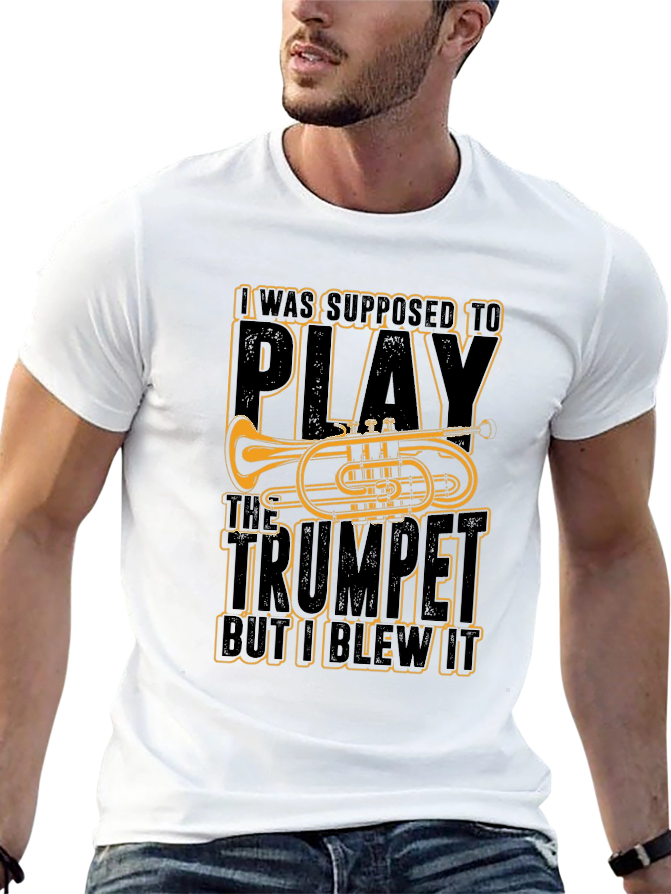 Trumpet Humor T-Shirt - I Blew It