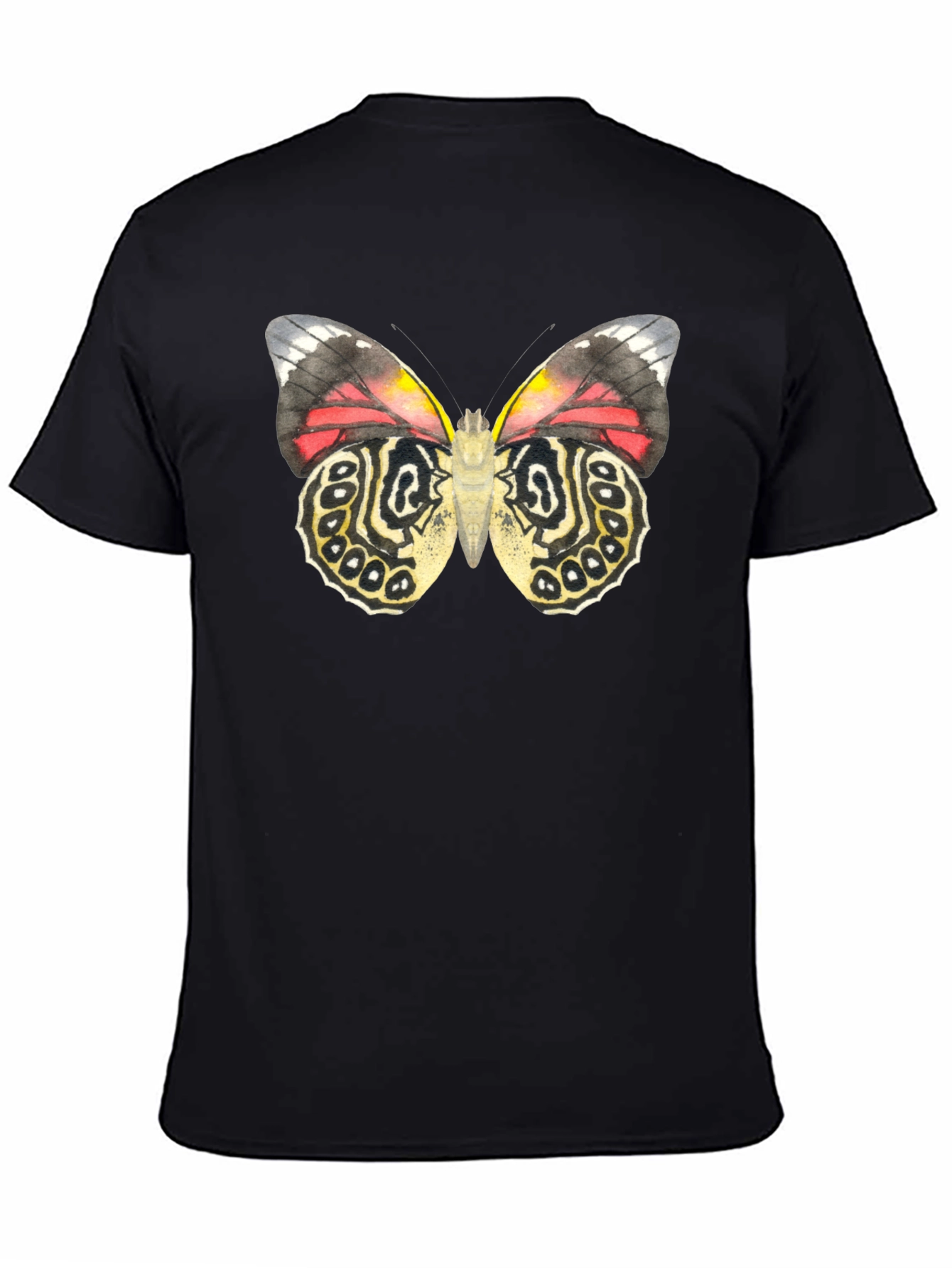 Butterfly Graphic Black Tee