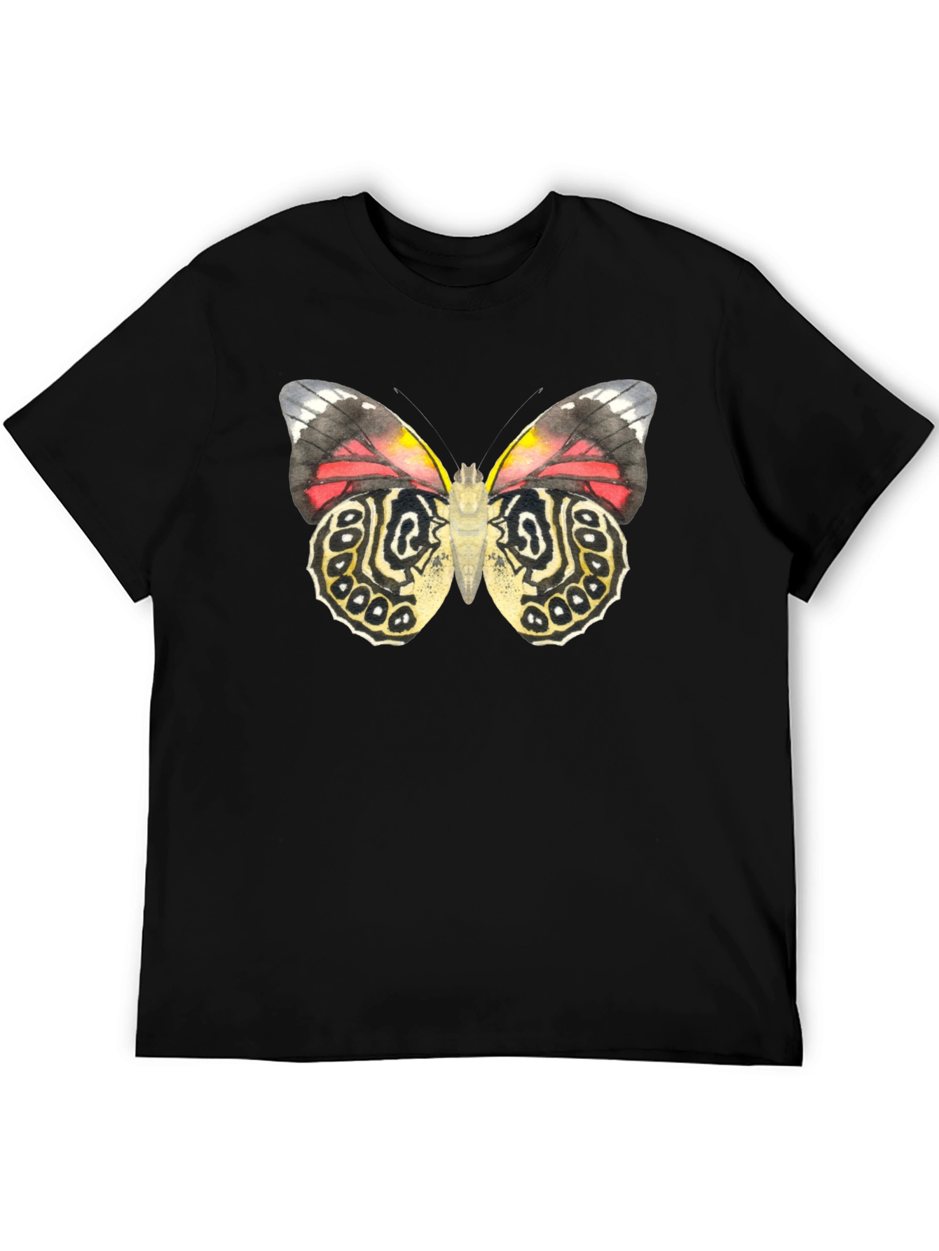 Butterfly Graphic Black Tee