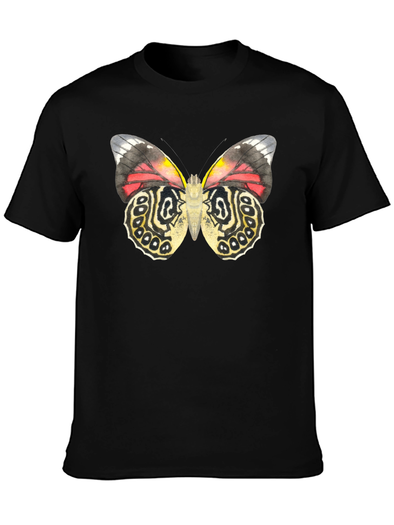 Butterfly Graphic Black Tee