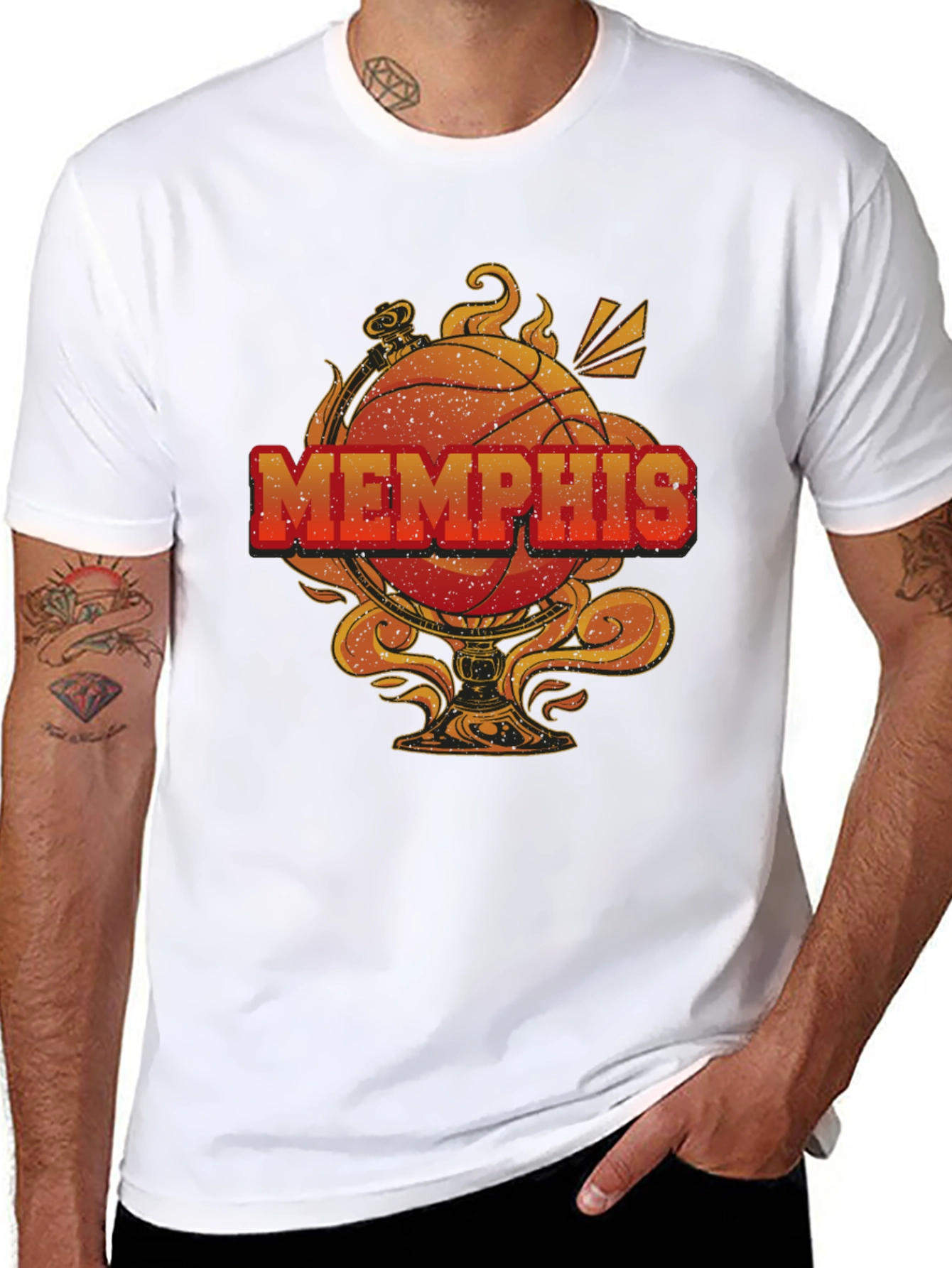 Memphis Basketball Graphic Tee
