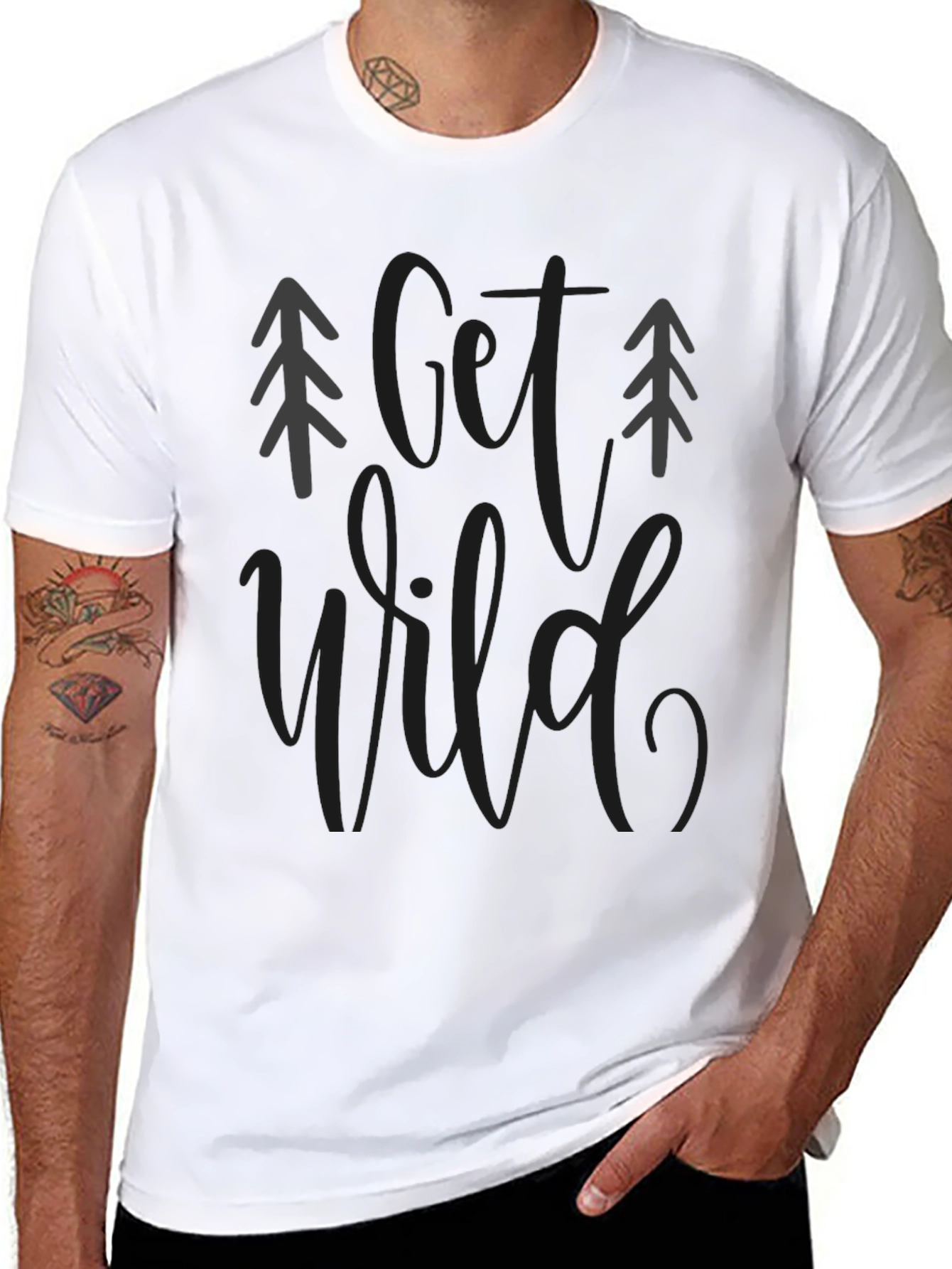 Get Wild Graphic Tee - Adventure Awaits!