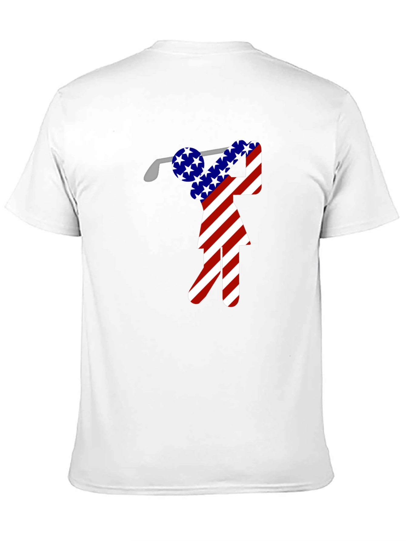 American Flag Golf T-Shirt