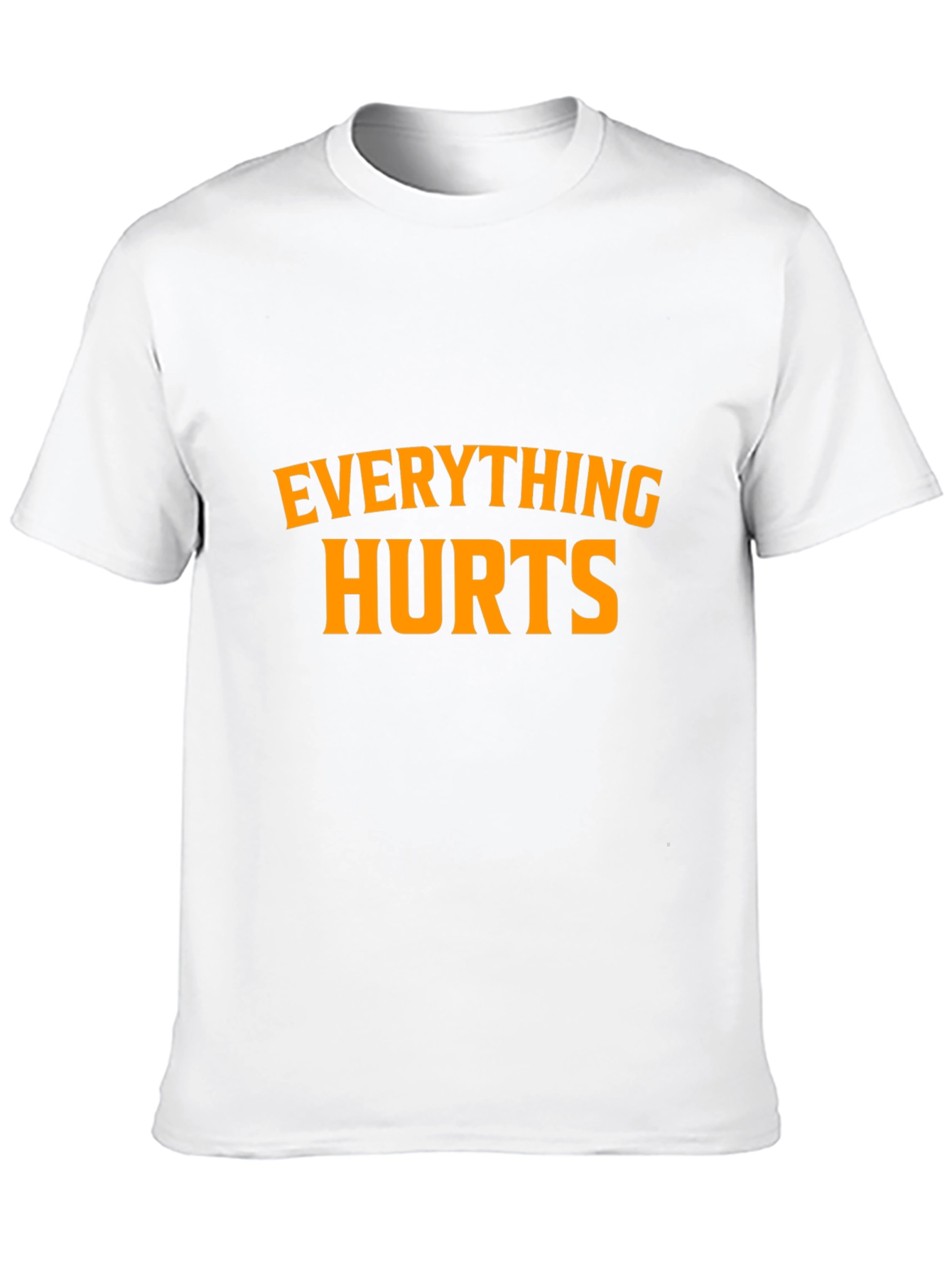 Everything Hurts Black Graphic T-Shirt