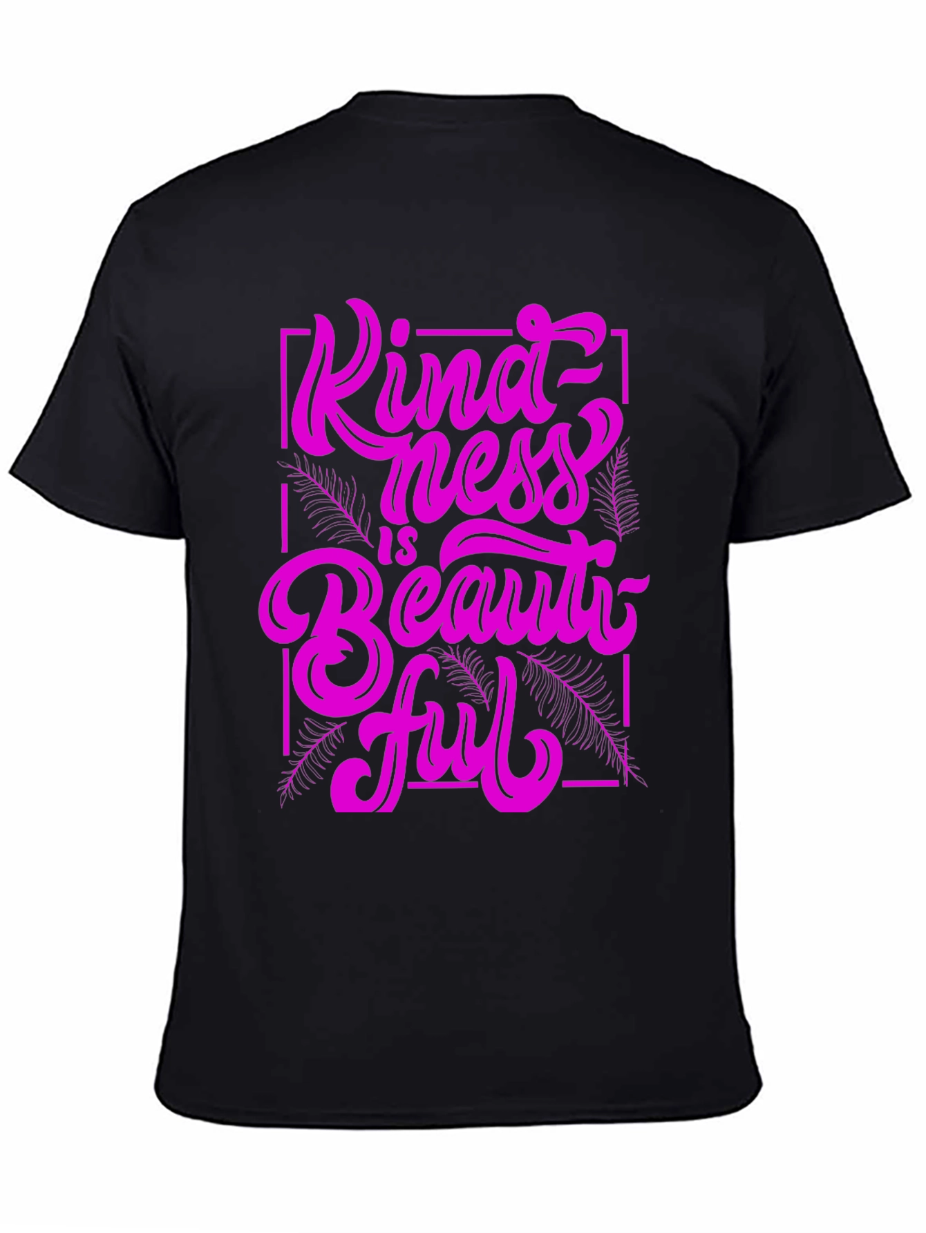 Kindness is Beautiful Graphic Tee - Black