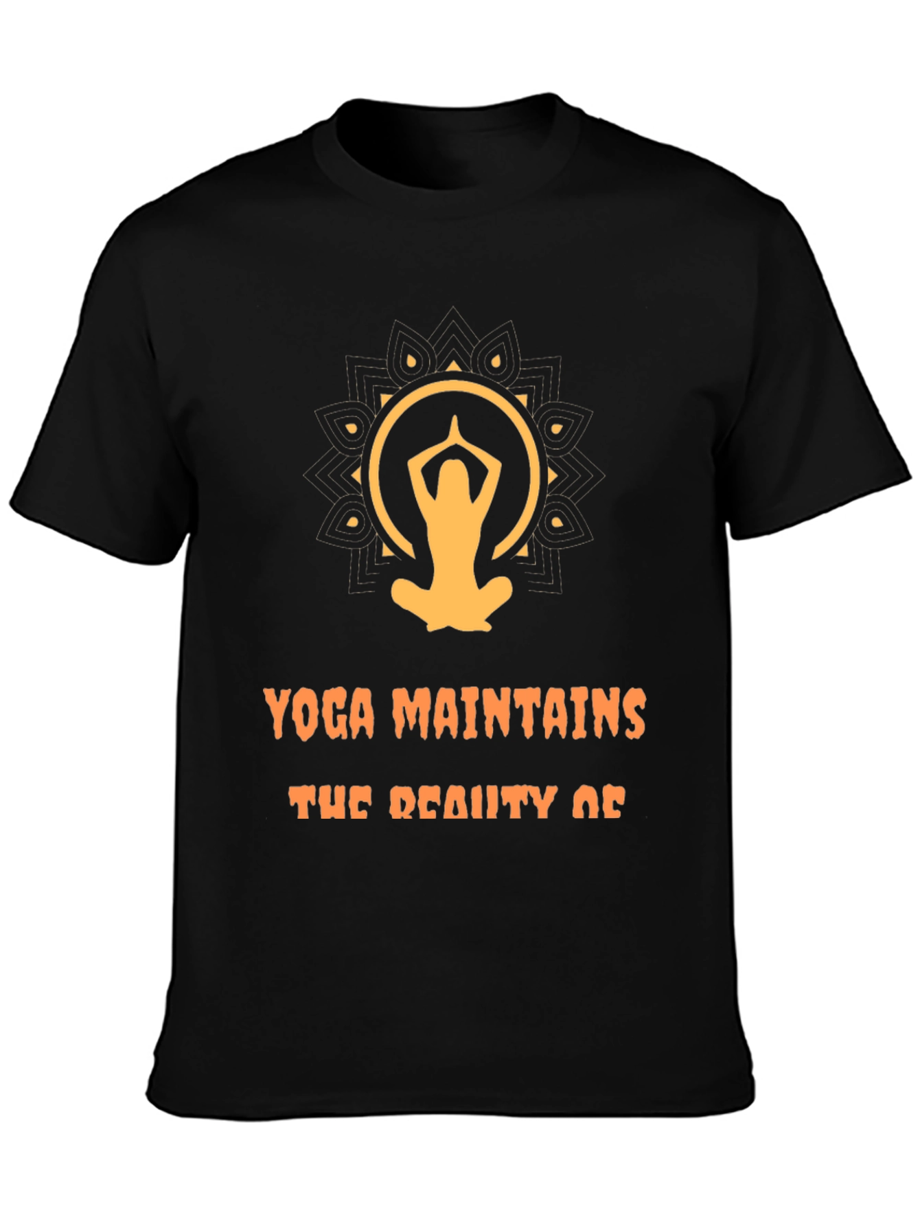 Yoga Maintains Beauty Graphic T-Shirt