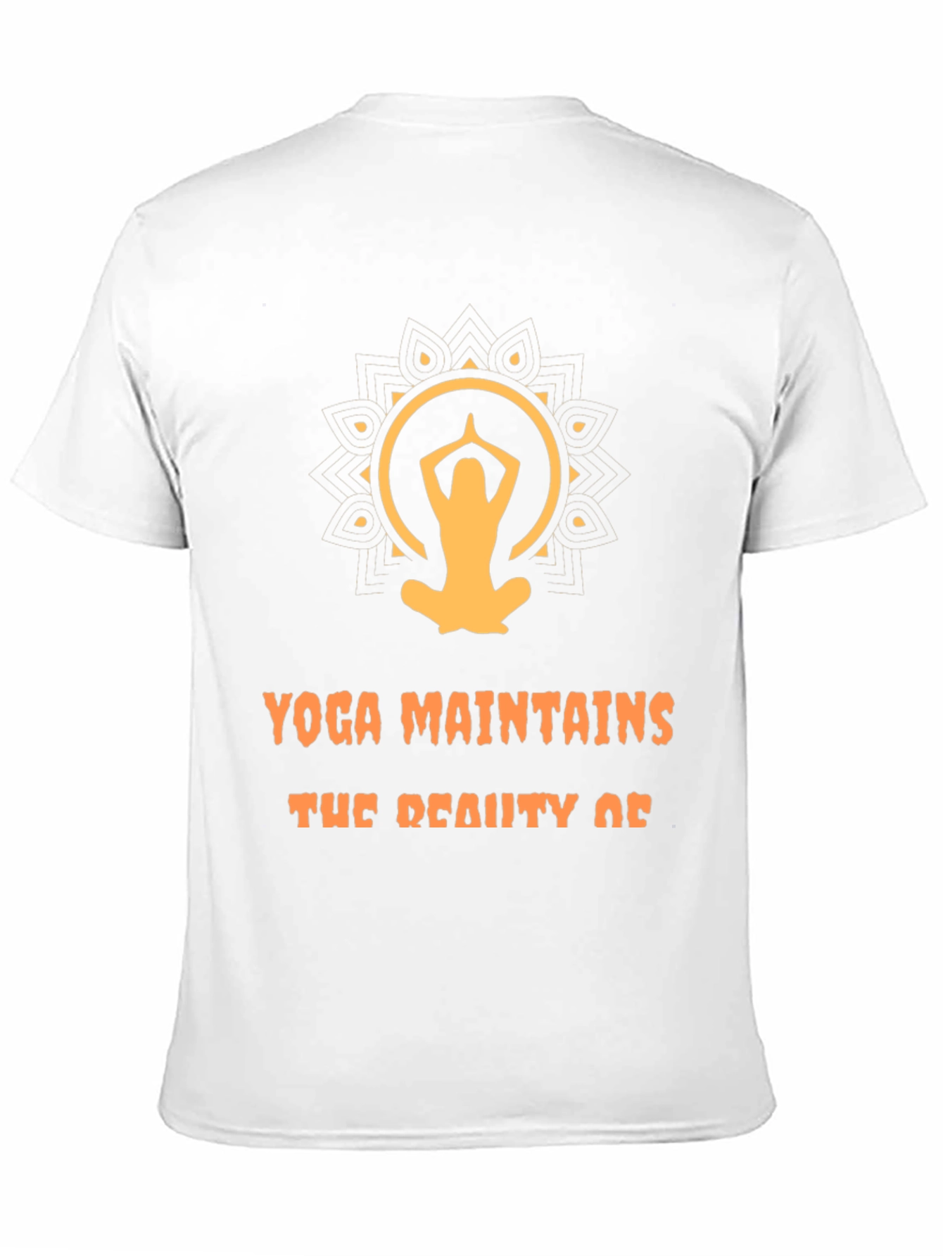 Yoga Maintains Beauty Graphic T-Shirt