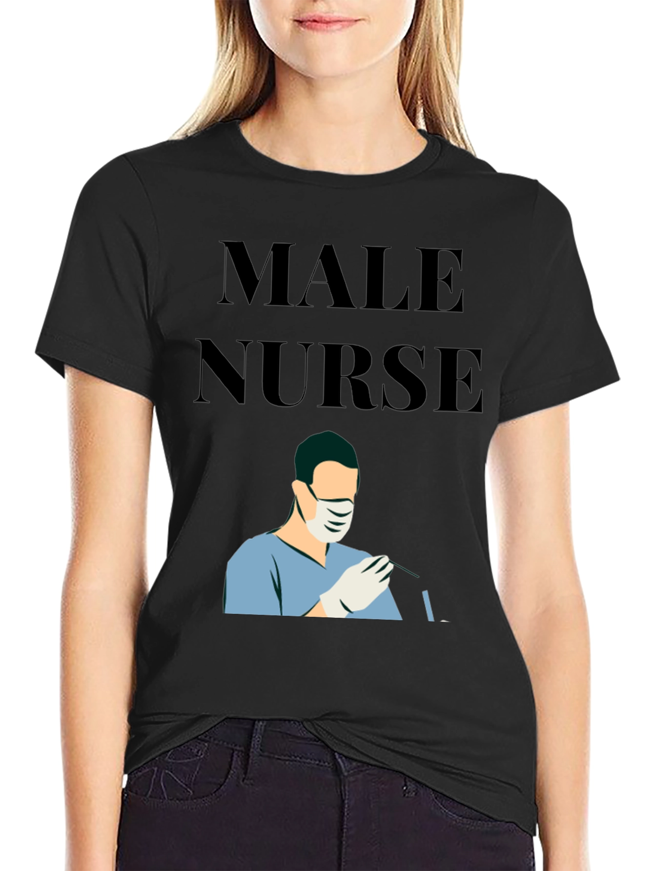 Male Nurse Graphic T-Shirt - Essential Healthcare Apparel