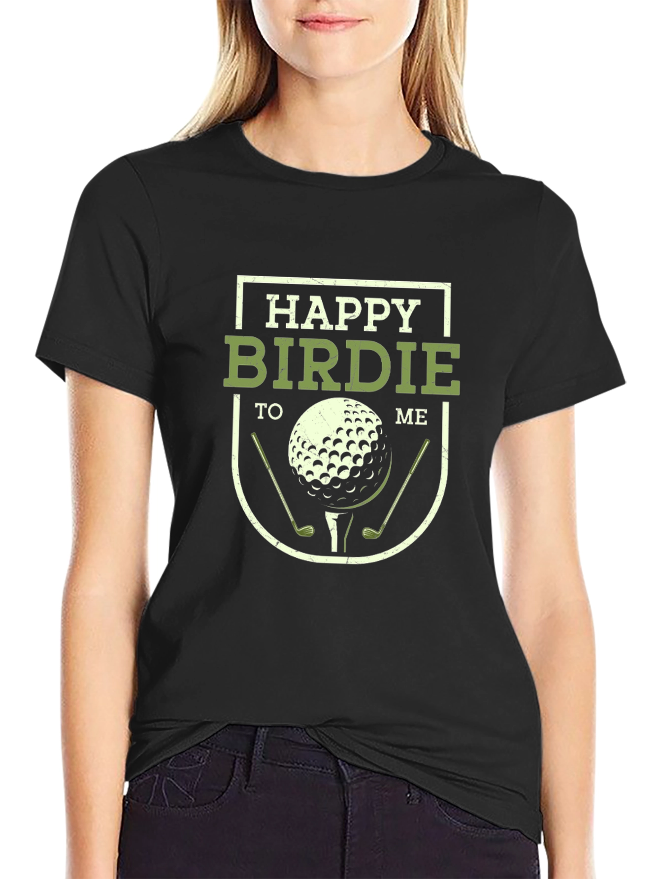 Happy Birdie Golf T-Shirt - Golfer Gift