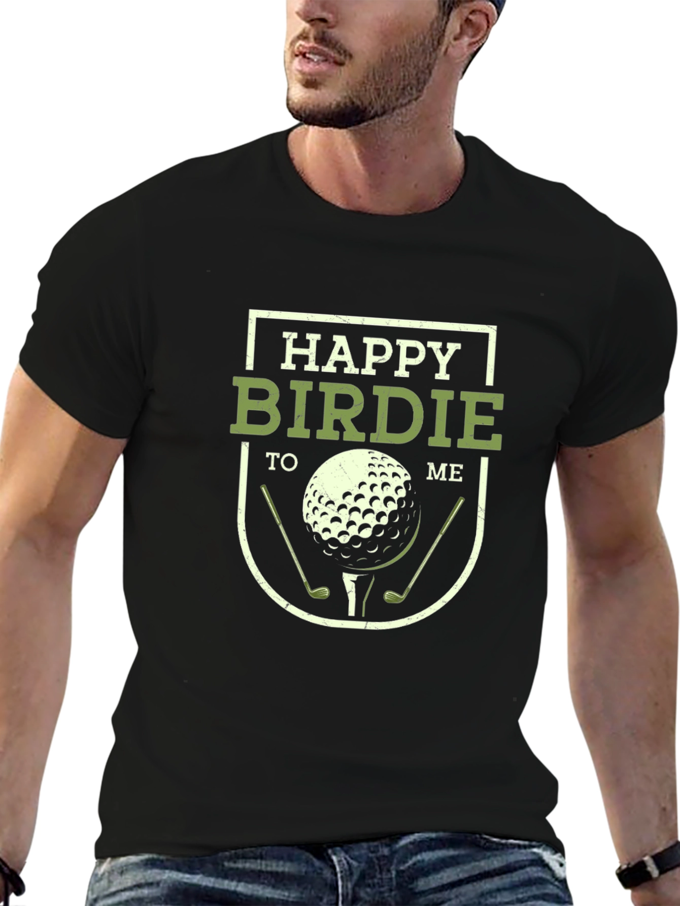 Happy Birdie Golf T-Shirt - Golfer Gift