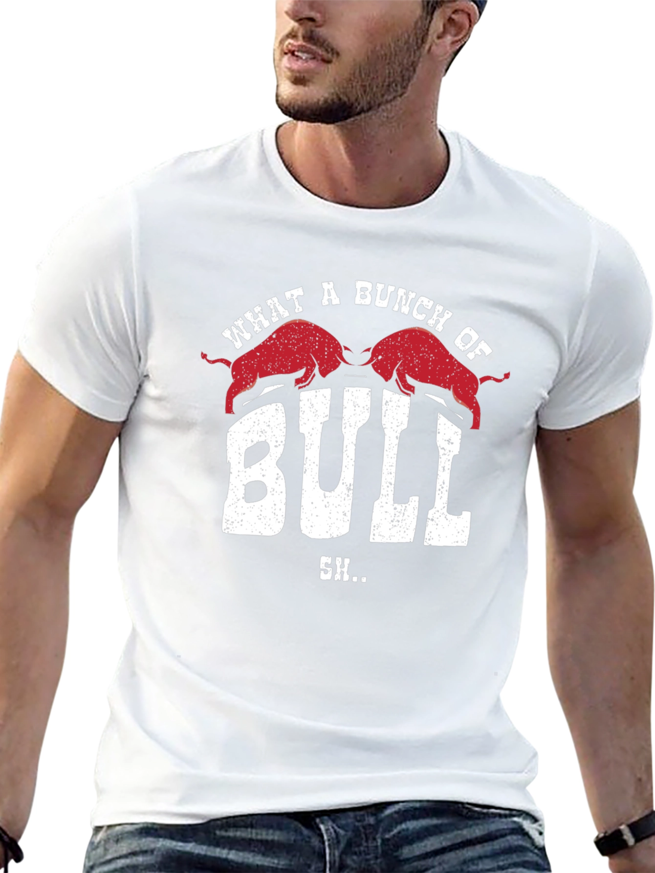 What a Bunch of Bull Graphic Tee - Black