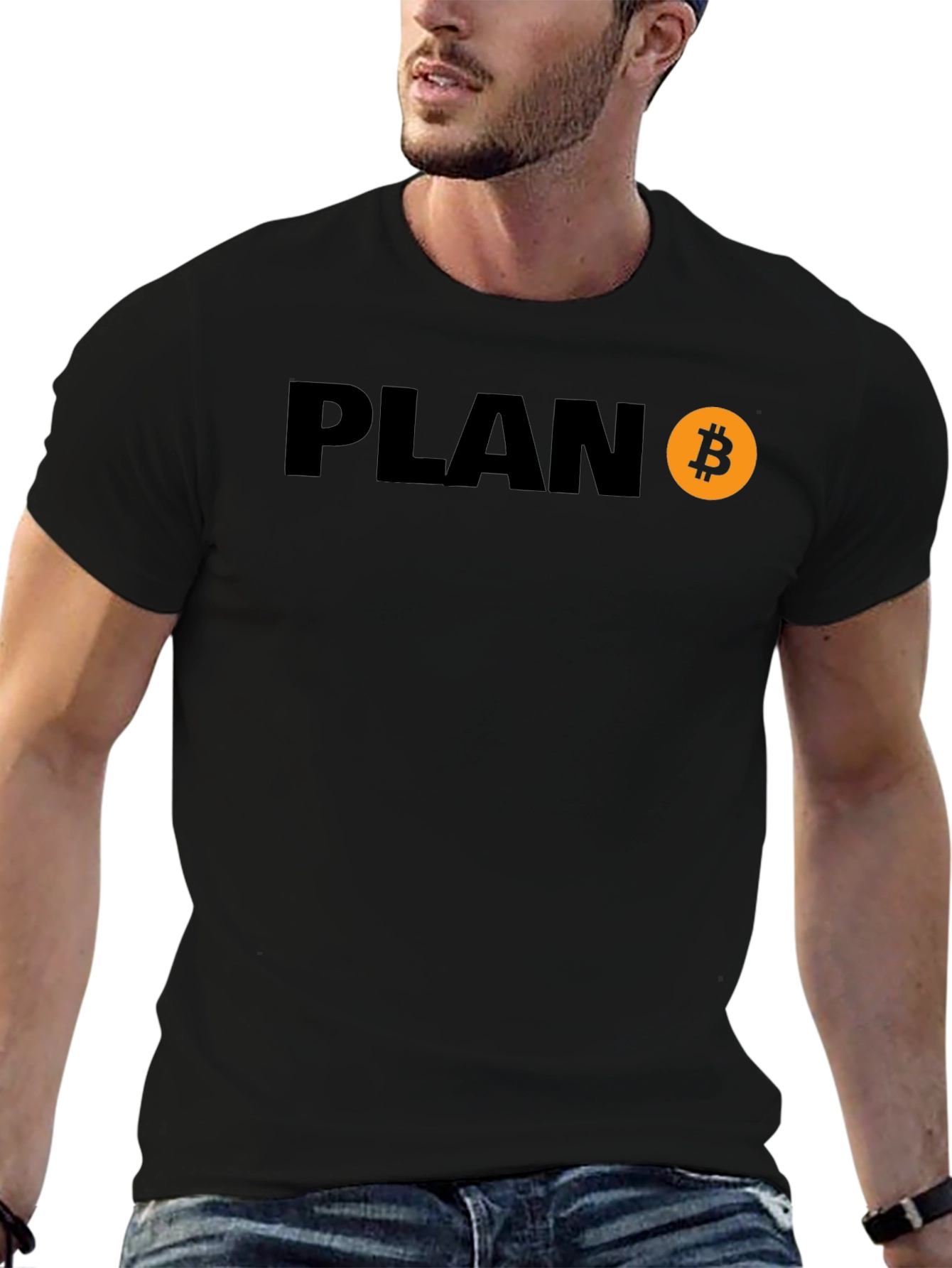 Plan B Bitcoin Crypto T-Shirt - Black