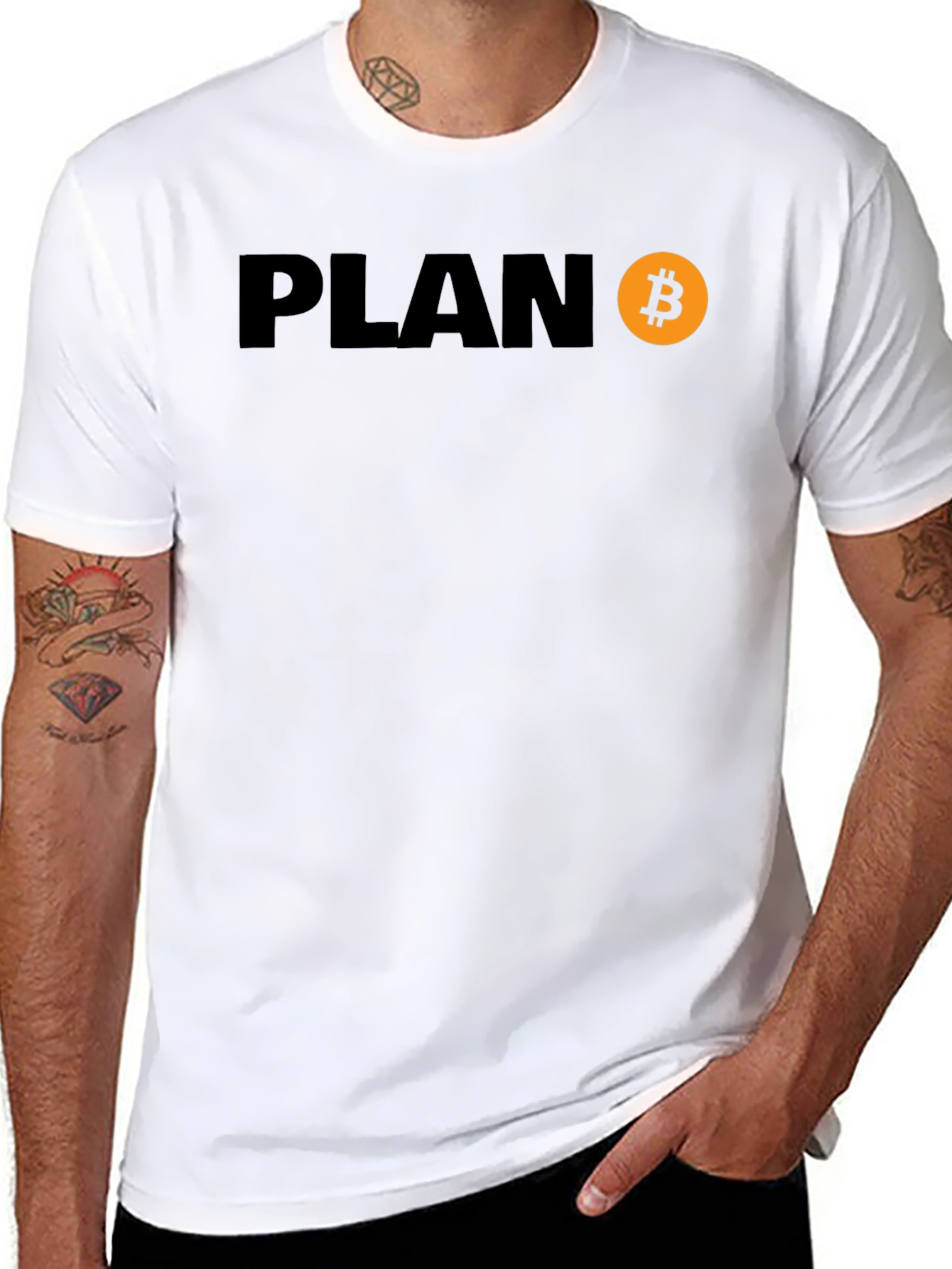 Plan B Bitcoin Crypto T-Shirt - Black