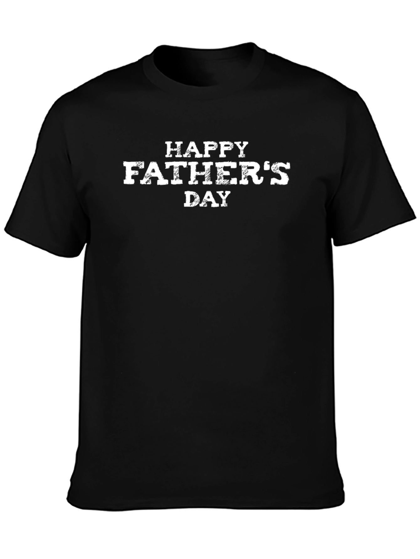 Happy Fathers Day T-Shirt - Classic Black Tee