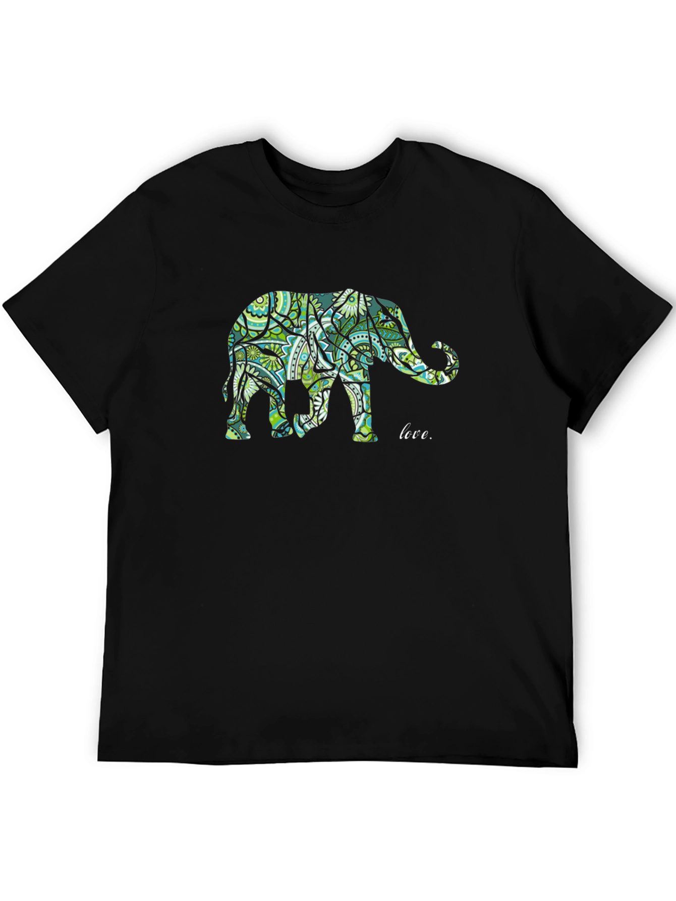 Elephant Graphic Print T-Shirt