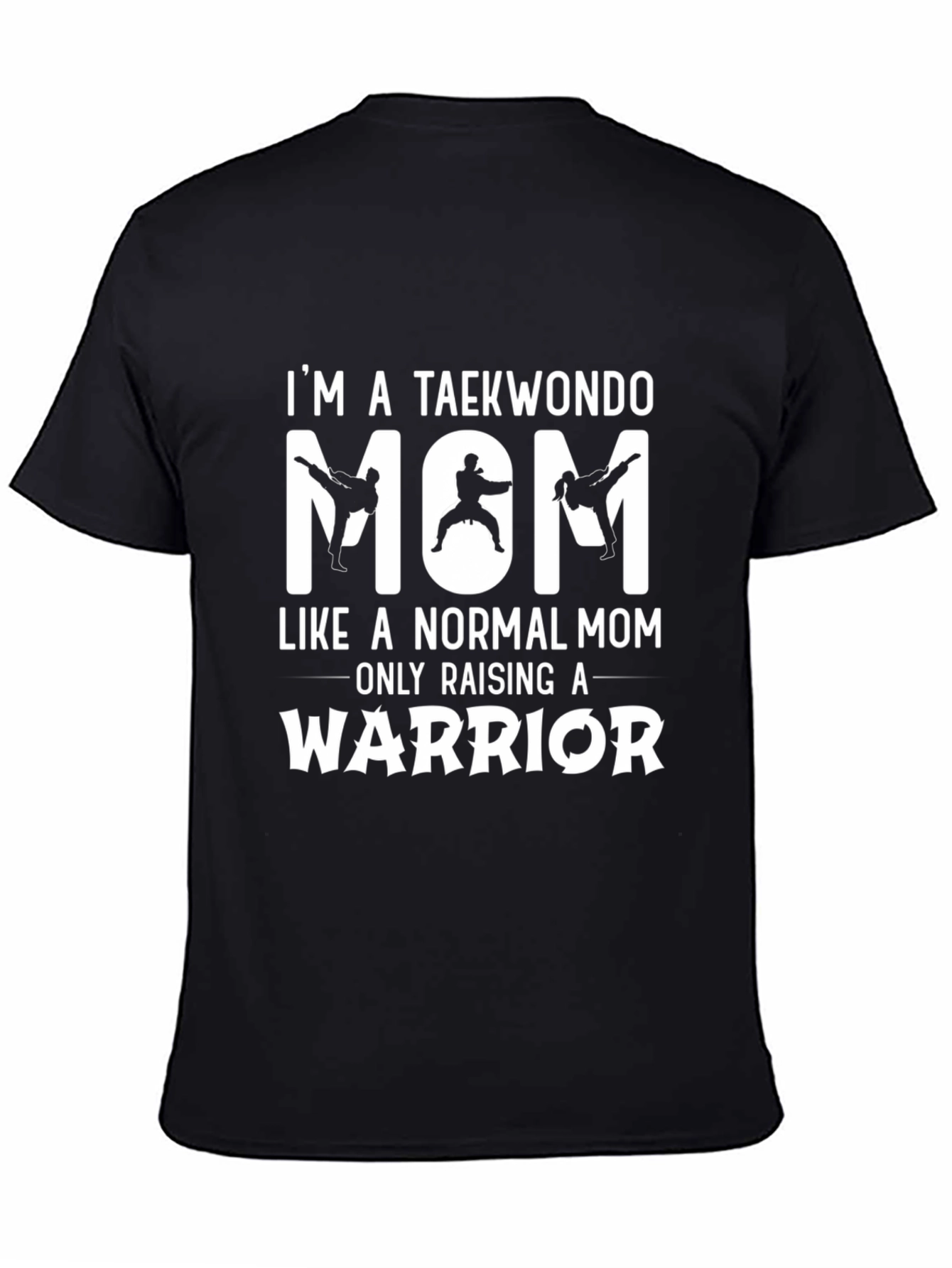 Taekwondo Mom Warrior Graphic T-Shirt