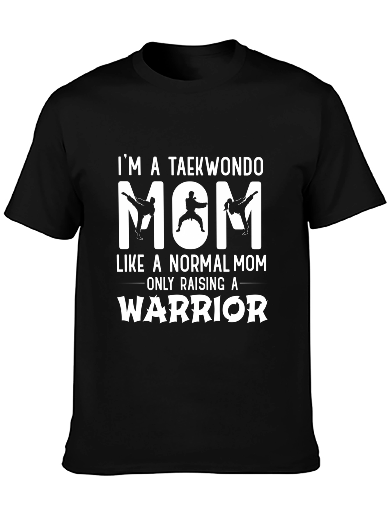 Taekwondo Mom Warrior Graphic T-Shirt