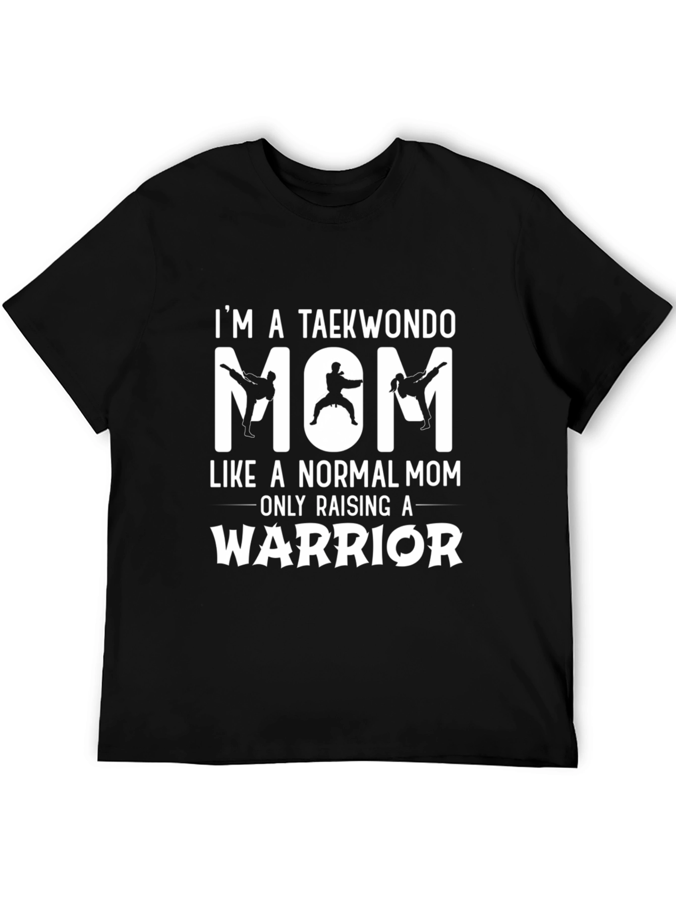 Taekwondo Mom Warrior Graphic T-Shirt