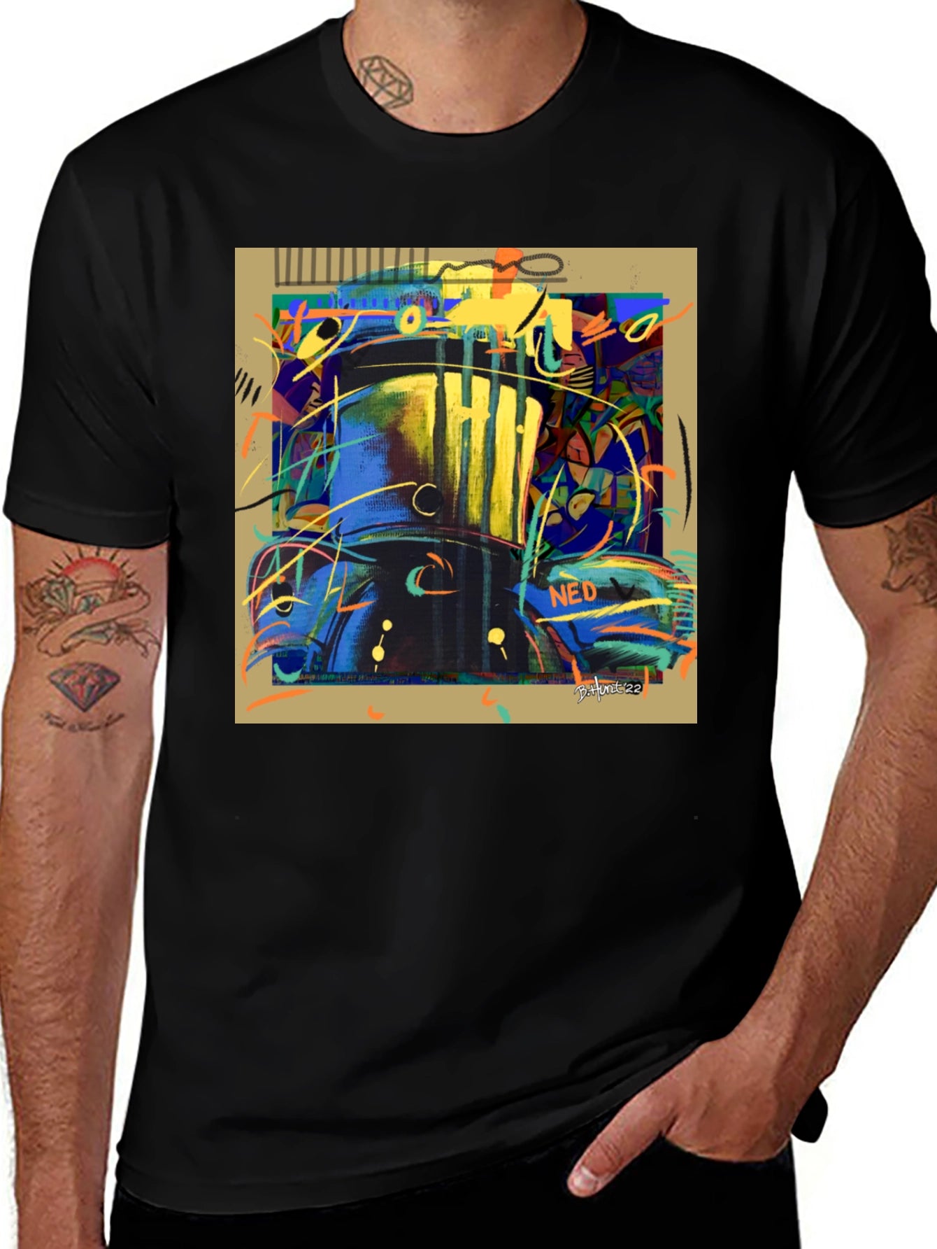 Abstract NED Art T-Shirt
