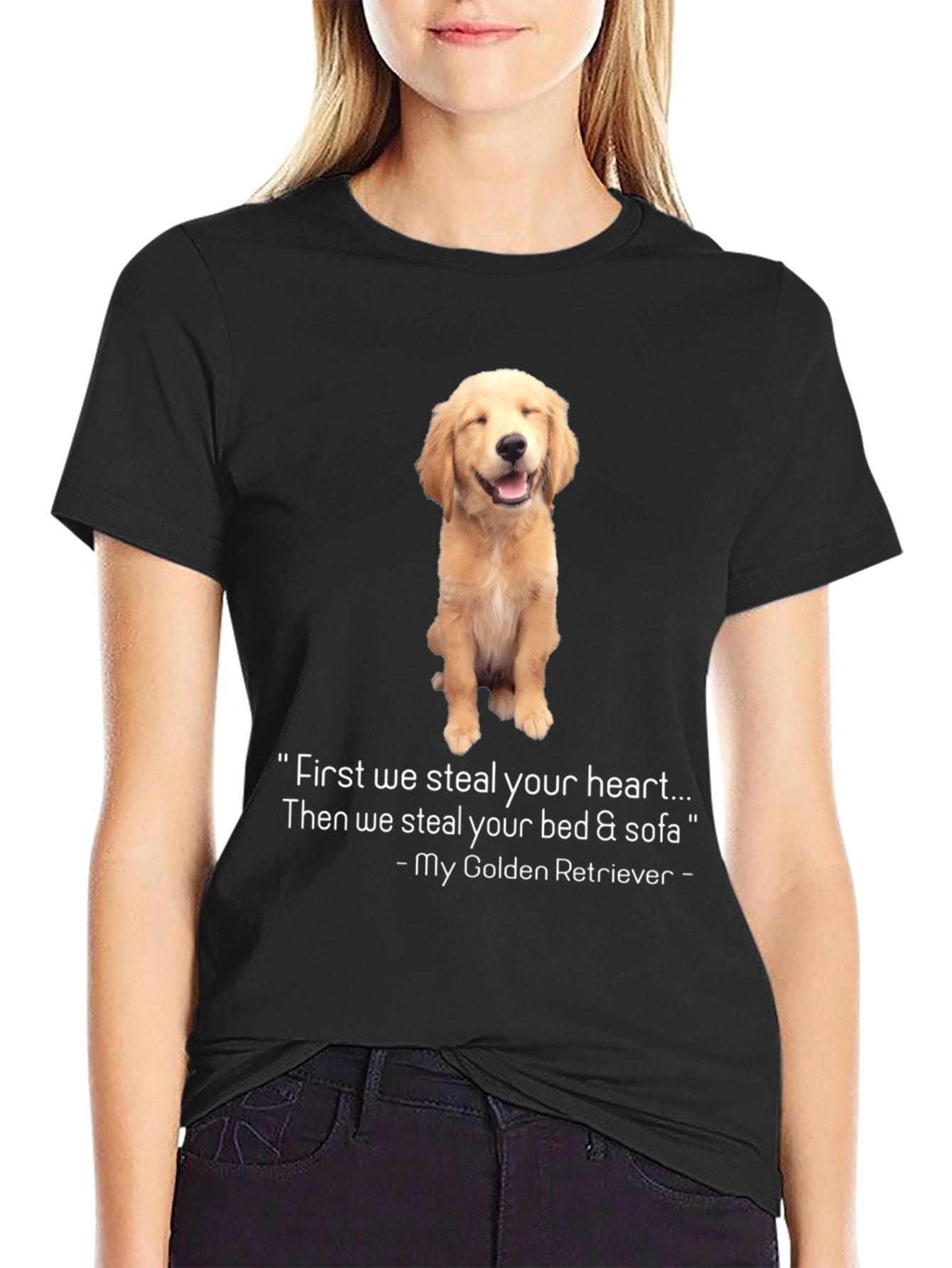 Golden Retriever Heart Stealer T-Shirt