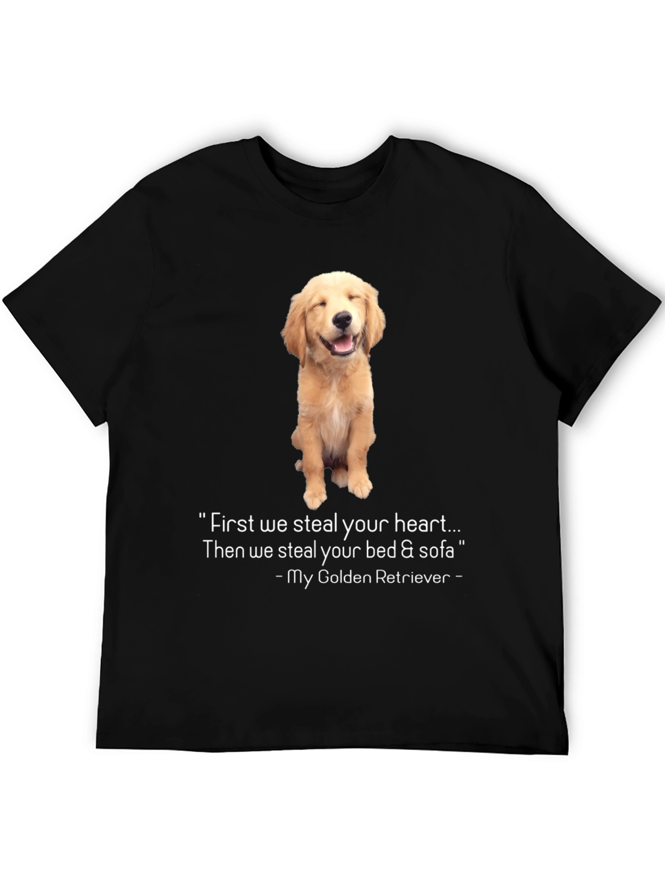 Golden Retriever Heart Stealer T-Shirt