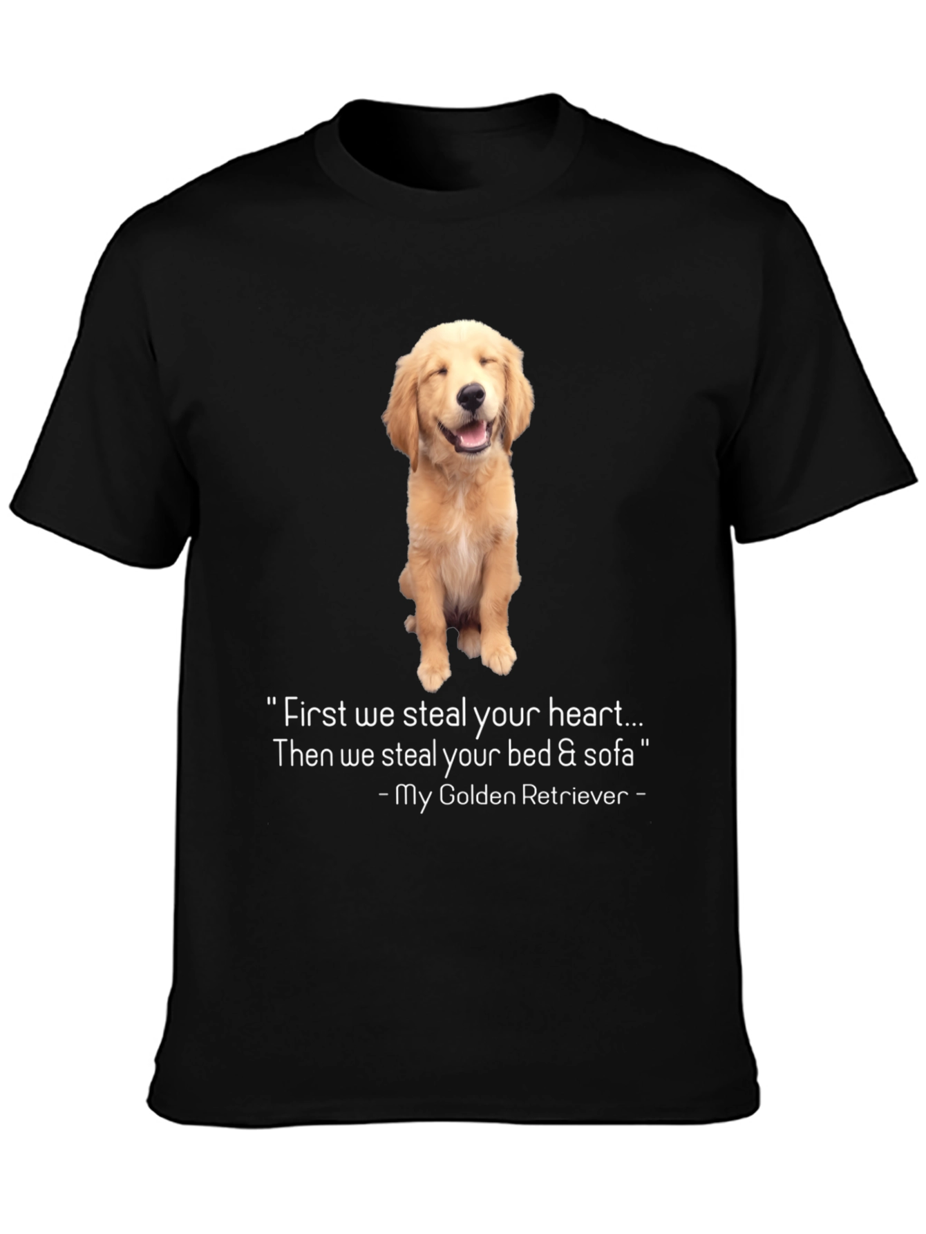 Golden Retriever Heart Stealer T-Shirt