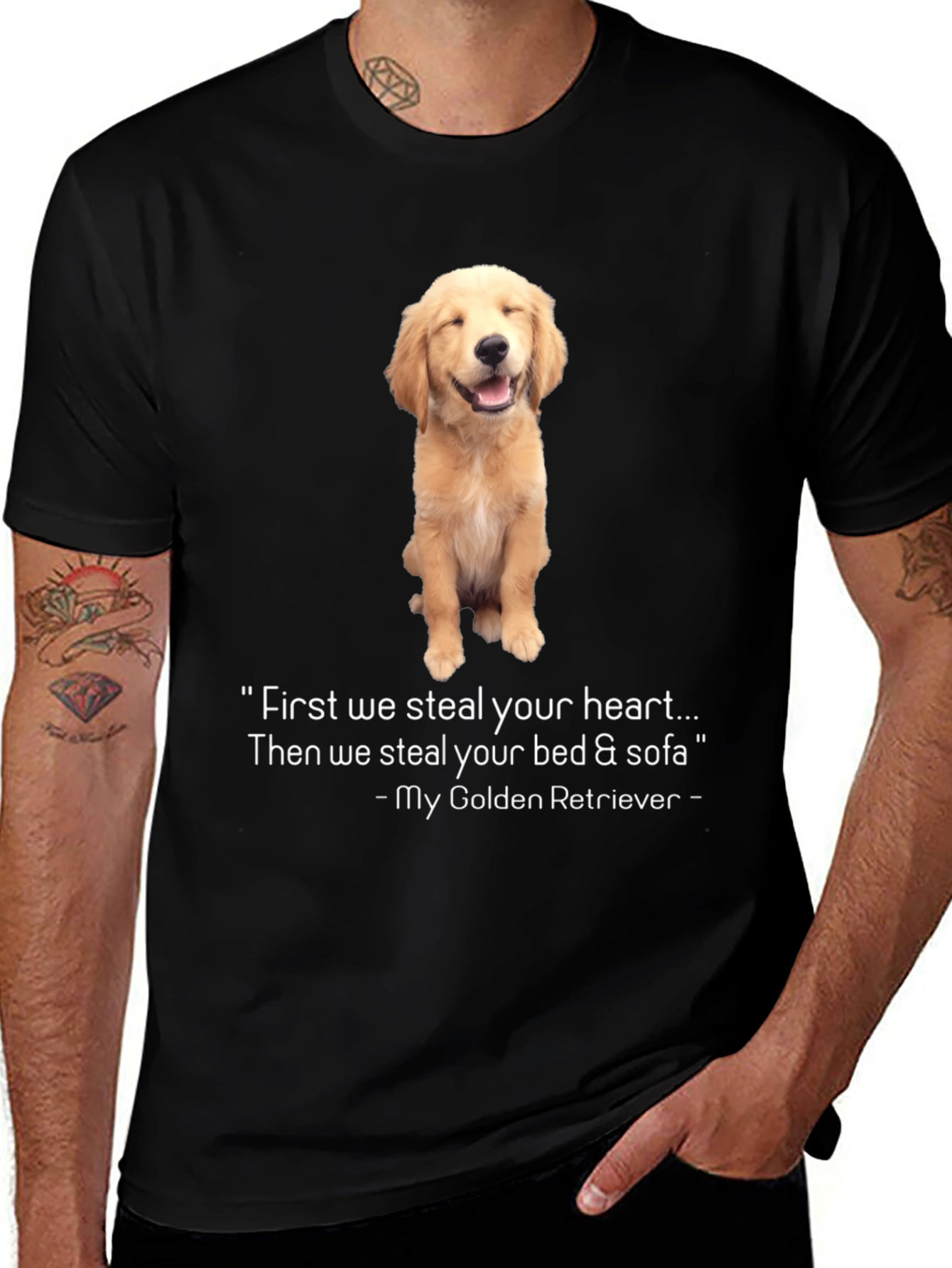 Golden Retriever Heart Stealer T-Shirt