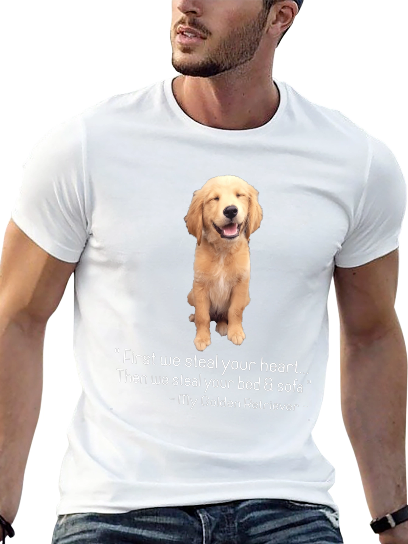 Golden Retriever Heart Stealer T-Shirt