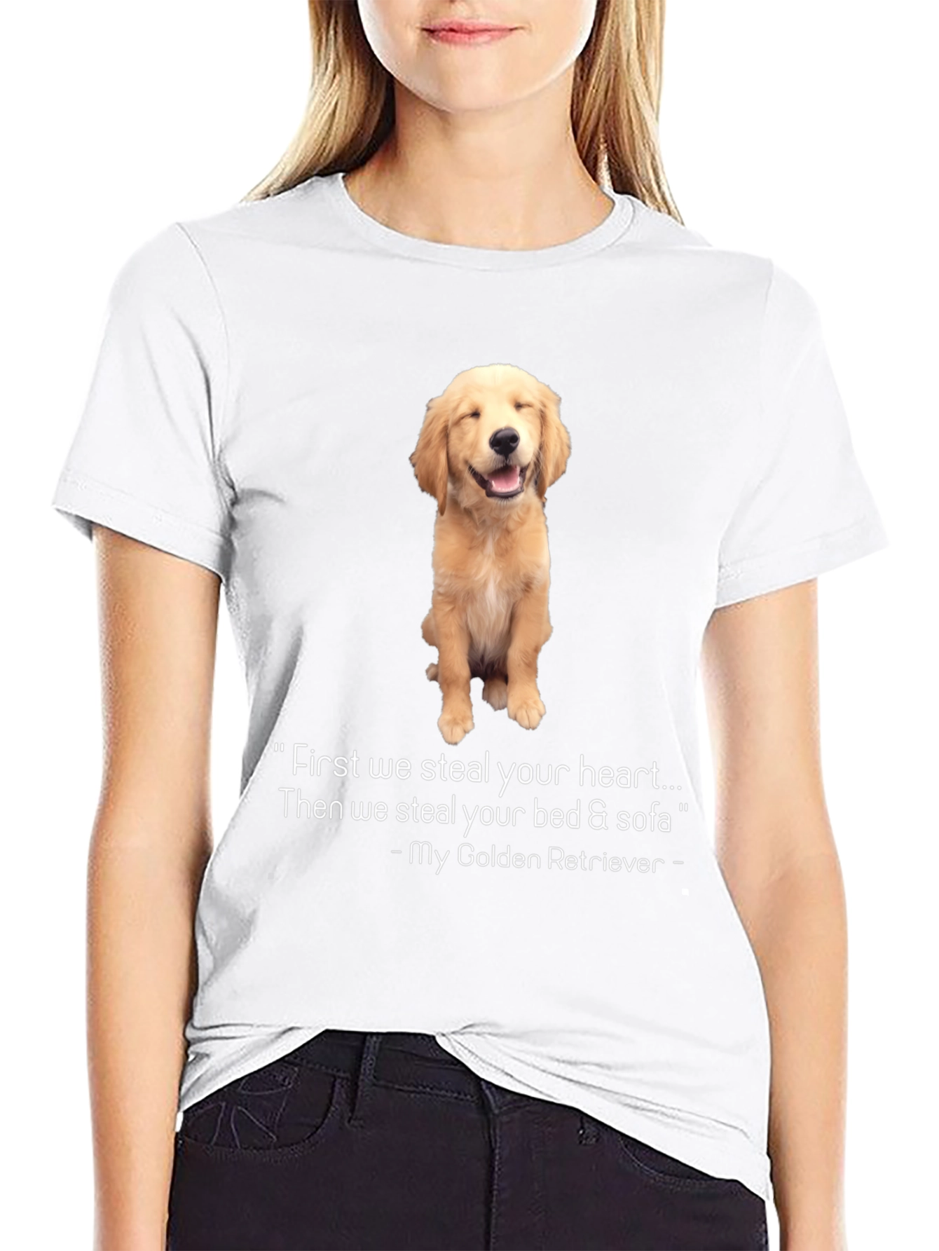 Golden Retriever Heart Stealer T-Shirt