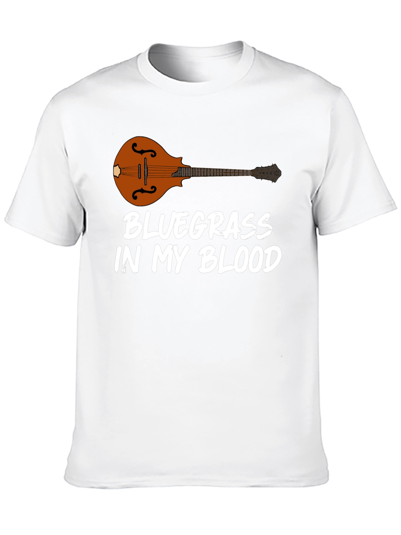 Bluegrass In My Blood T-Shirt Mandolin Music