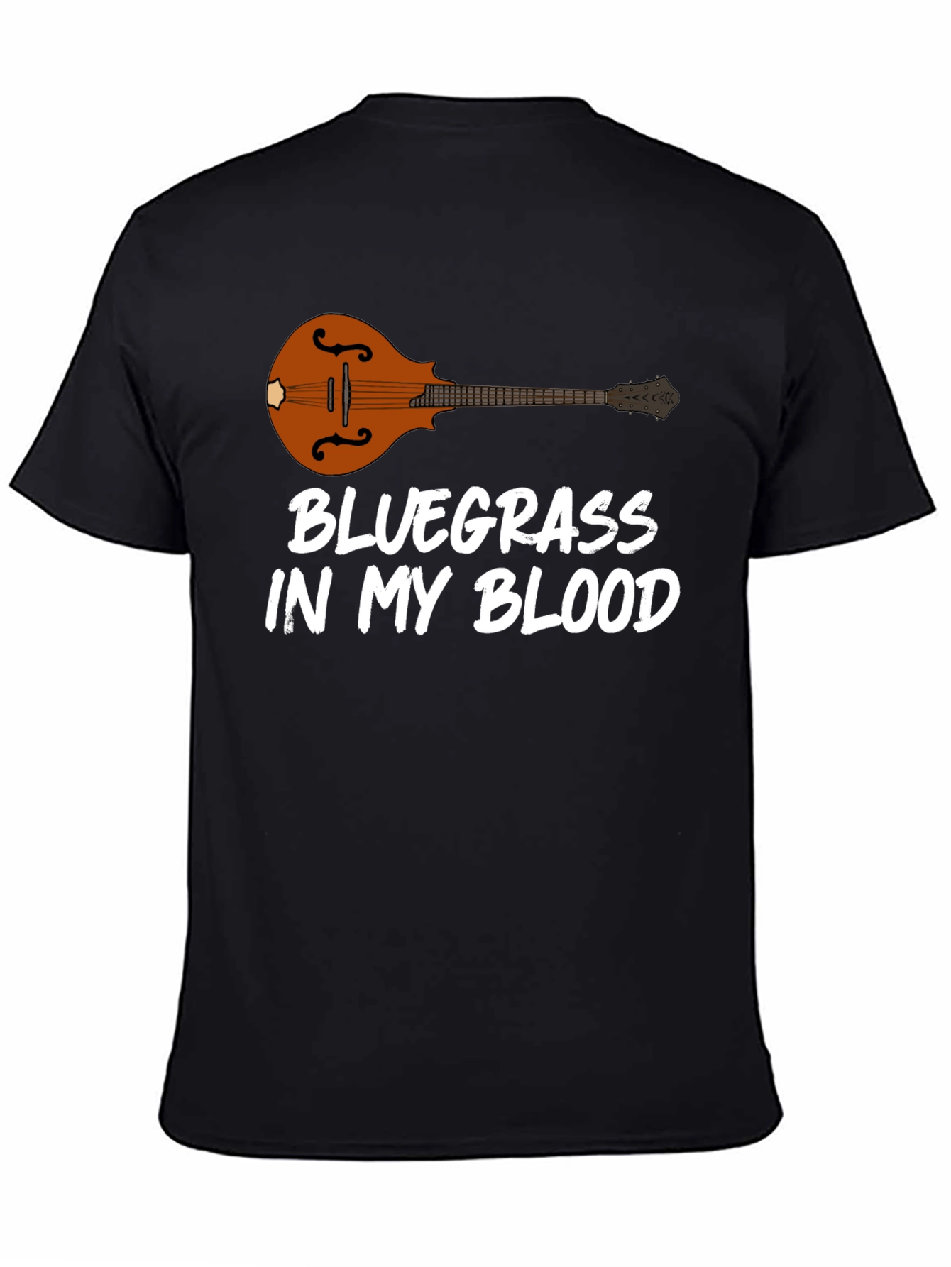 Bluegrass In My Blood T-Shirt Mandolin Music
