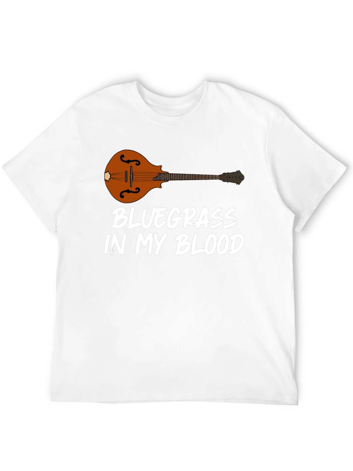 Bluegrass In My Blood T-Shirt Mandolin Music
