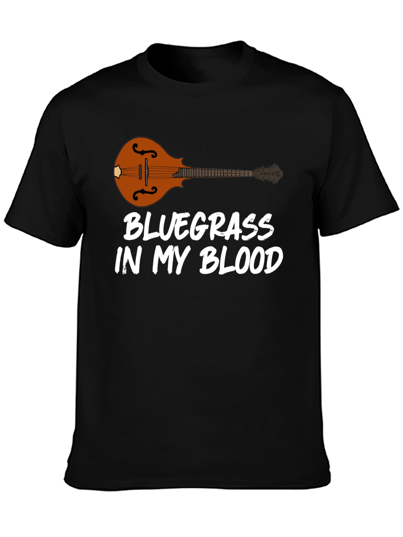 Bluegrass In My Blood T-Shirt Mandolin Music