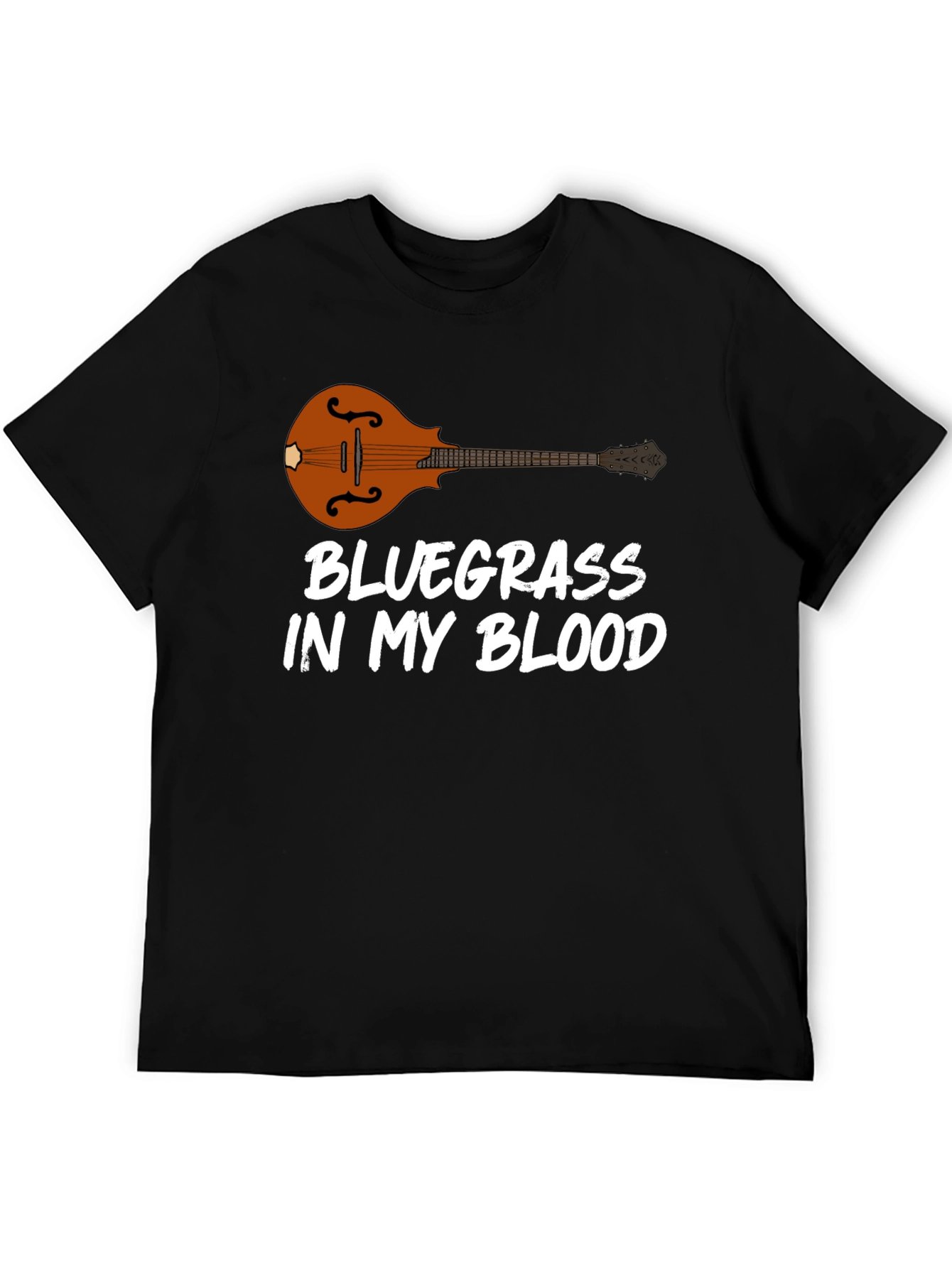 Bluegrass In My Blood T-Shirt Mandolin Music