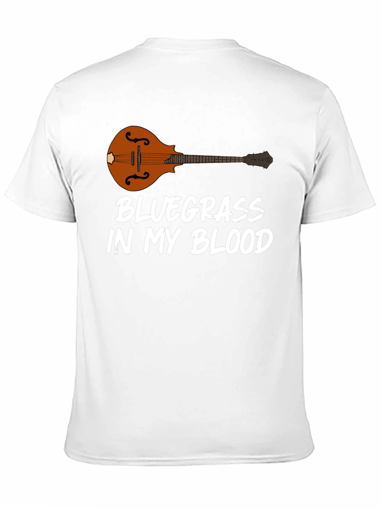 Bluegrass In My Blood T-Shirt Mandolin Music