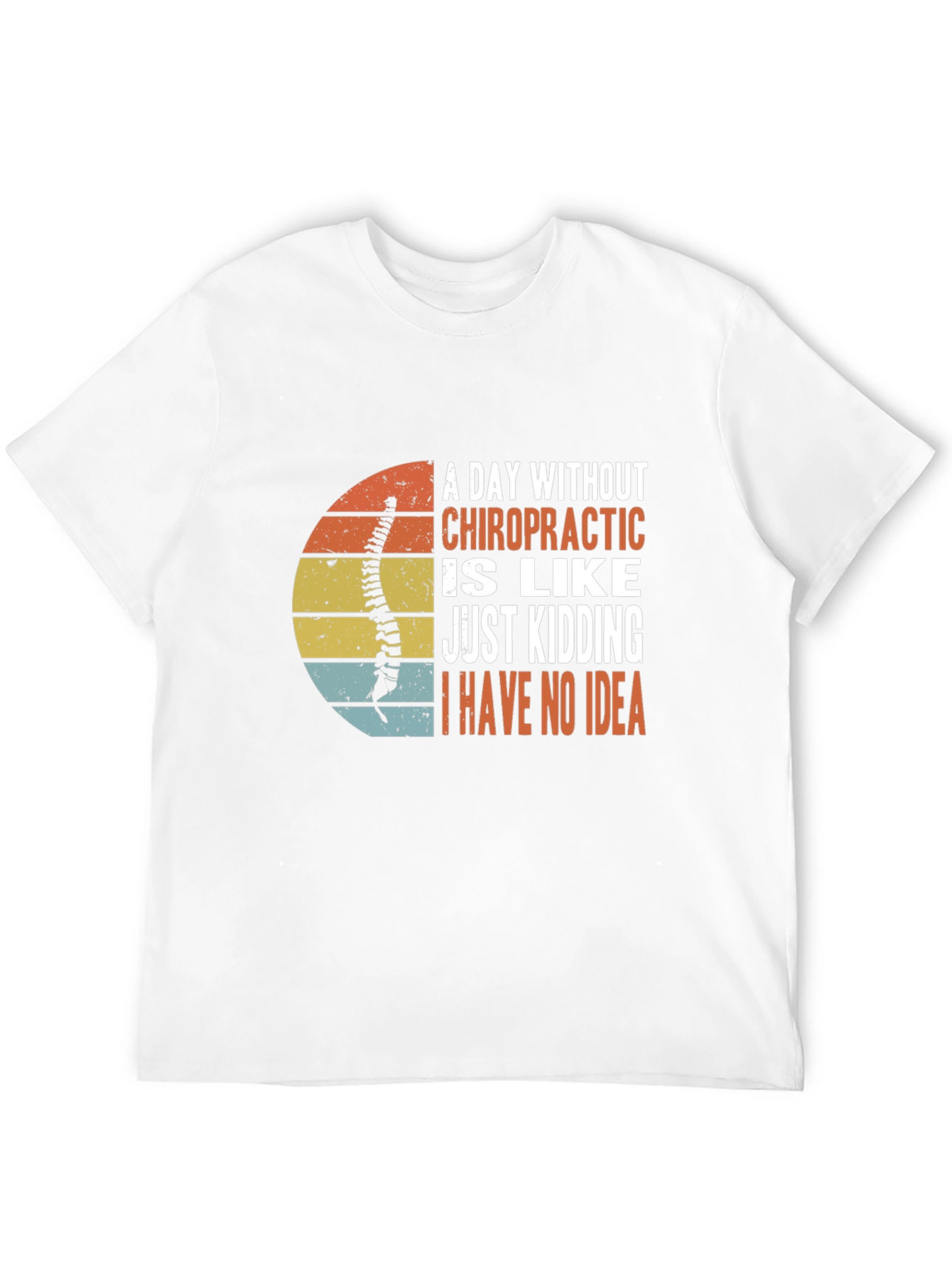 Chiropractic Humor T-Shirt - A Day Without Chiropractic